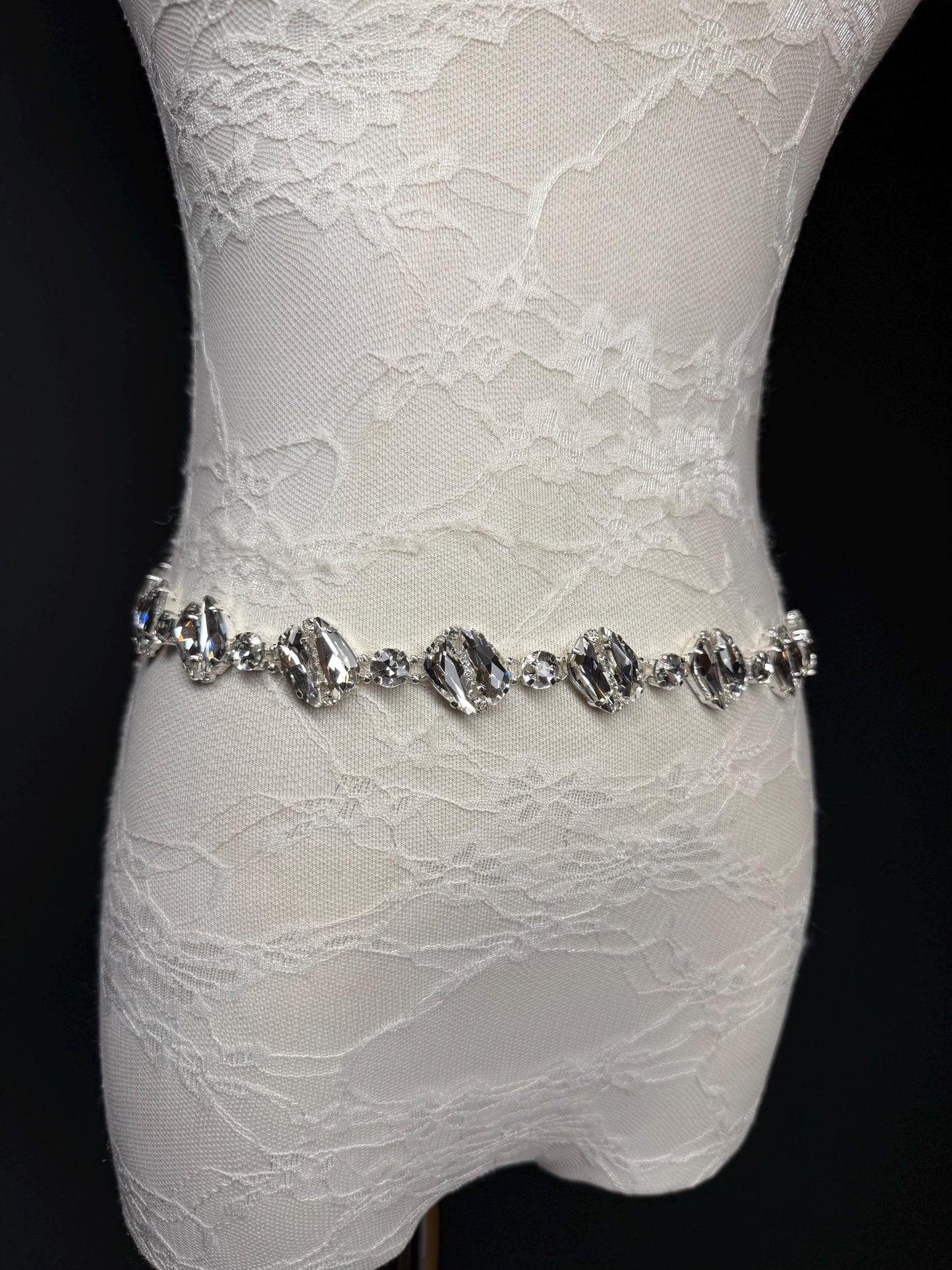 X-Long Belt, Jewel Stone Belt, Elegant Look, Chain Belt, Vintage Style Belt, Bridal, Fashion Belt, Gift, Quality Belt, Swimwear Belt