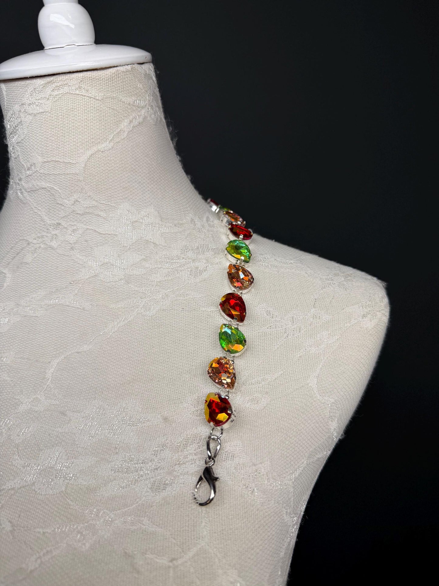 X-Long Belt, Jewel Stone Belt, Elegant Look, Chain Belt, Vintage Style Belt, Bridal, Fashion Belt, Gift, Quality Belt, Swimwear Belt