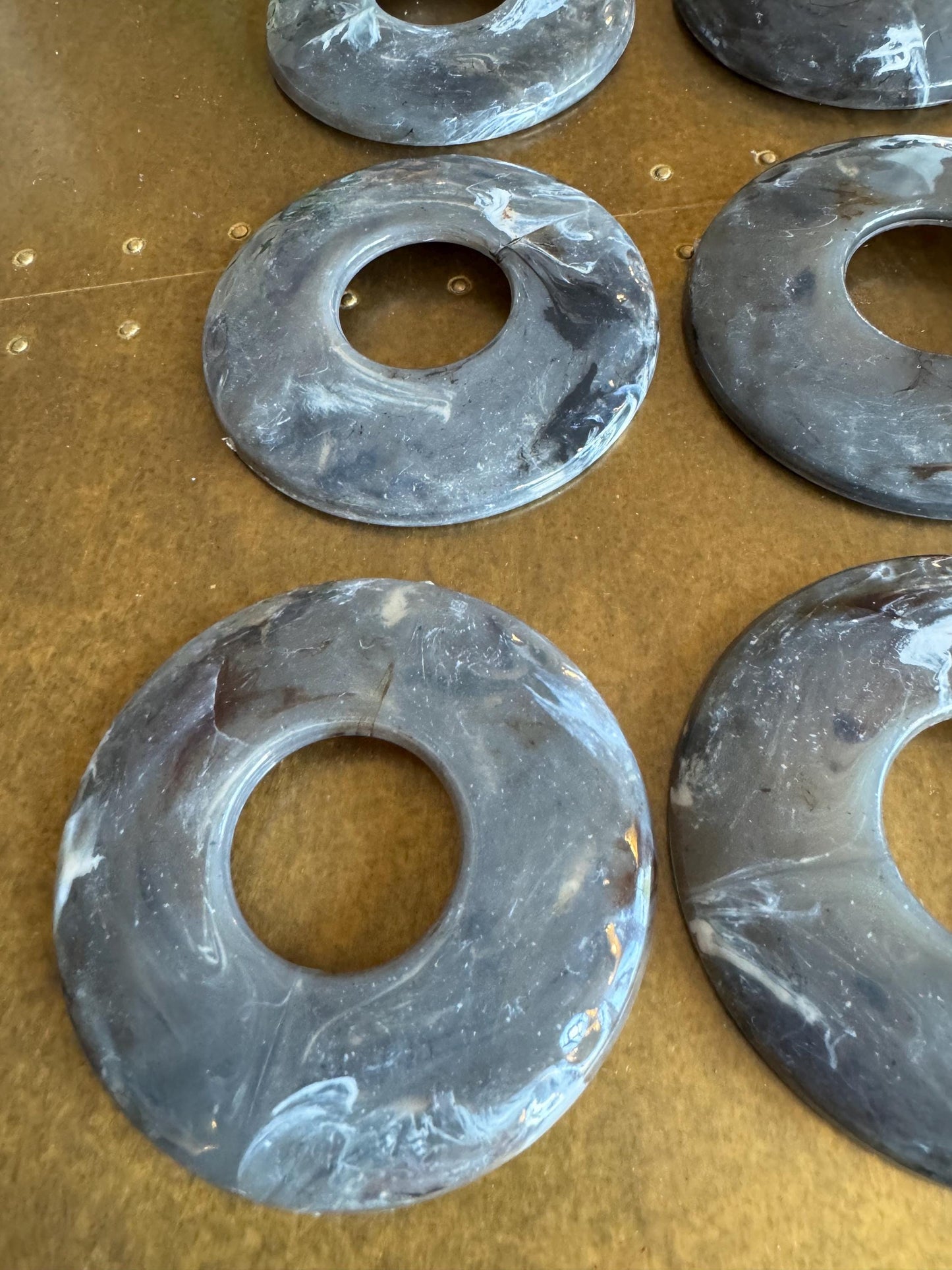 Rings, Mock Marble Buckles, Buckle, Round, Replacment Ring, Dresses, Belts, Swimwear, Necklace, Pendants