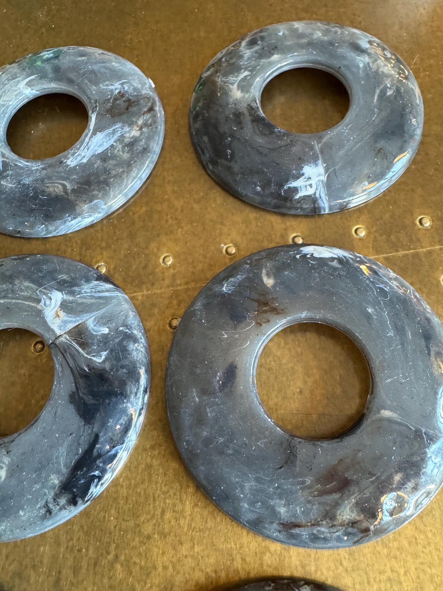 Rings, Mock Marble Buckles, Buckle, Round, Replacment Ring, Dresses, Belts, Swimwear, Necklace, Pendants