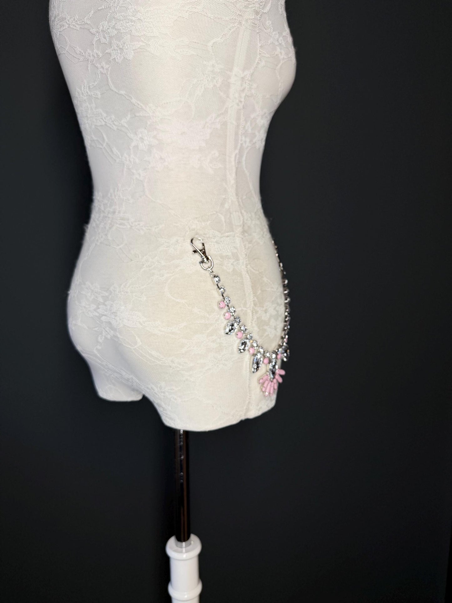 Jeans Chain, Custom Lengths, Silver, Custom sizes, Gift, Jeans, Bags, Accessory, Festival, Chains