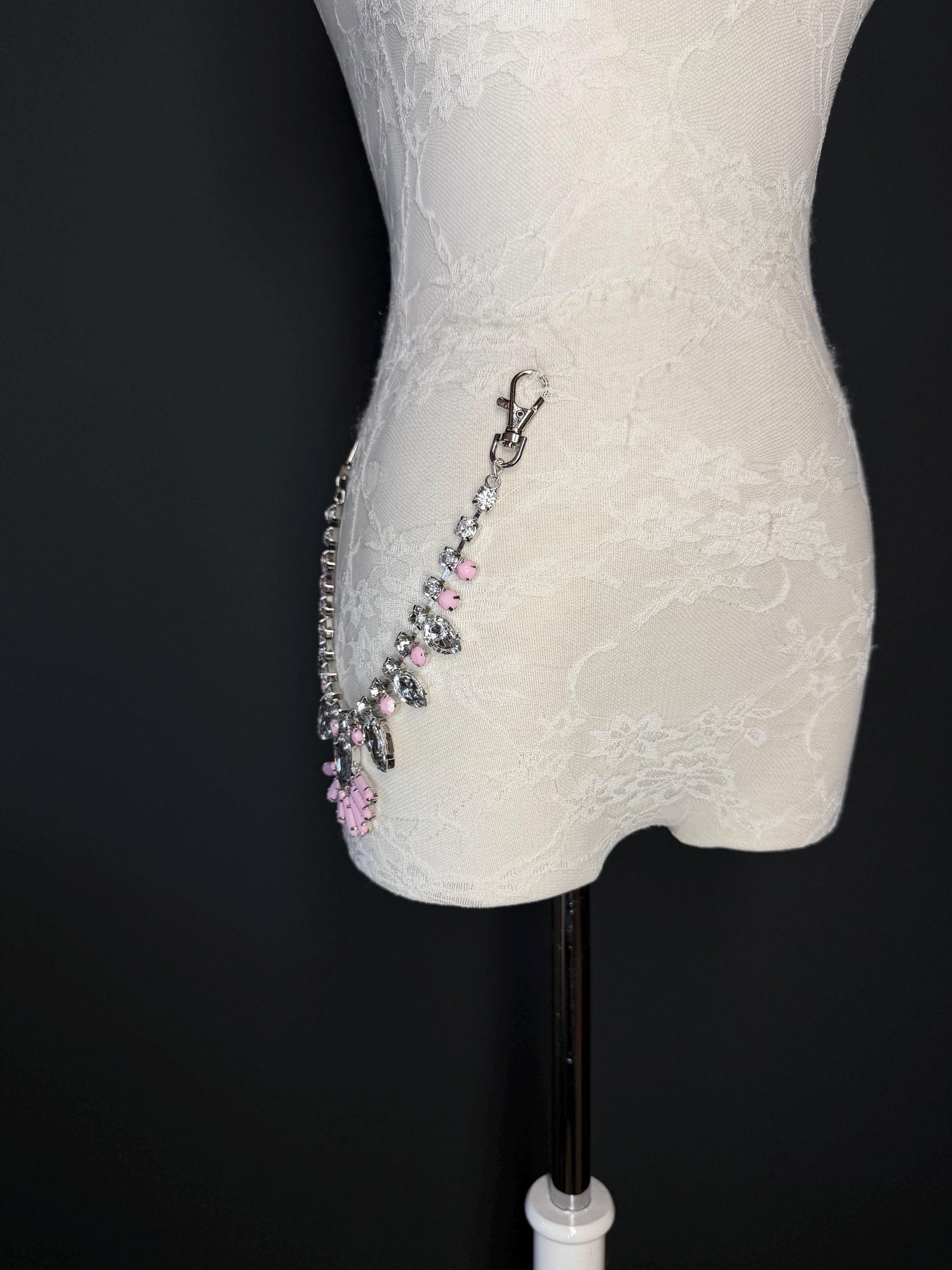Jeans Chain, Custom Lengths, Silver, Custom sizes, Gift, Jeans, Bags, Accessory, Festival, Chains