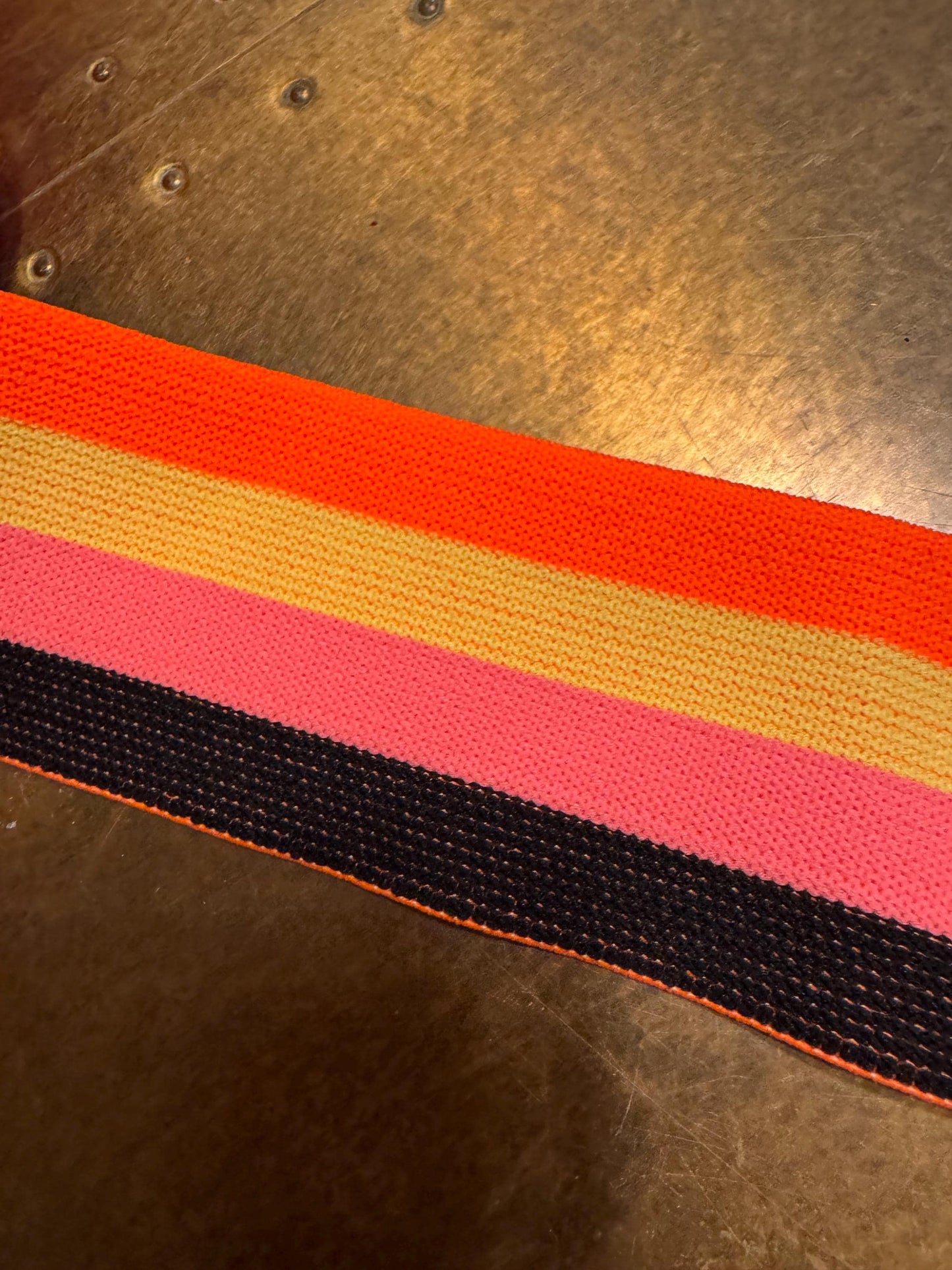 5cm Wide Stripe Woven Elastic - for head band, Waist band, Belt making, Dresses, Very High Quality, 2”” Wide