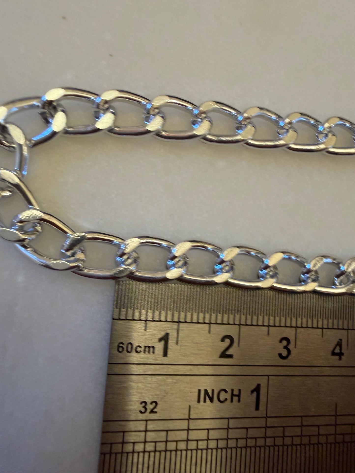 Metal Chain, 1cm x 0.8cm Links, Light Weight Chain, Aluminium Chain, Shiny Silver, Crafts, Decor,