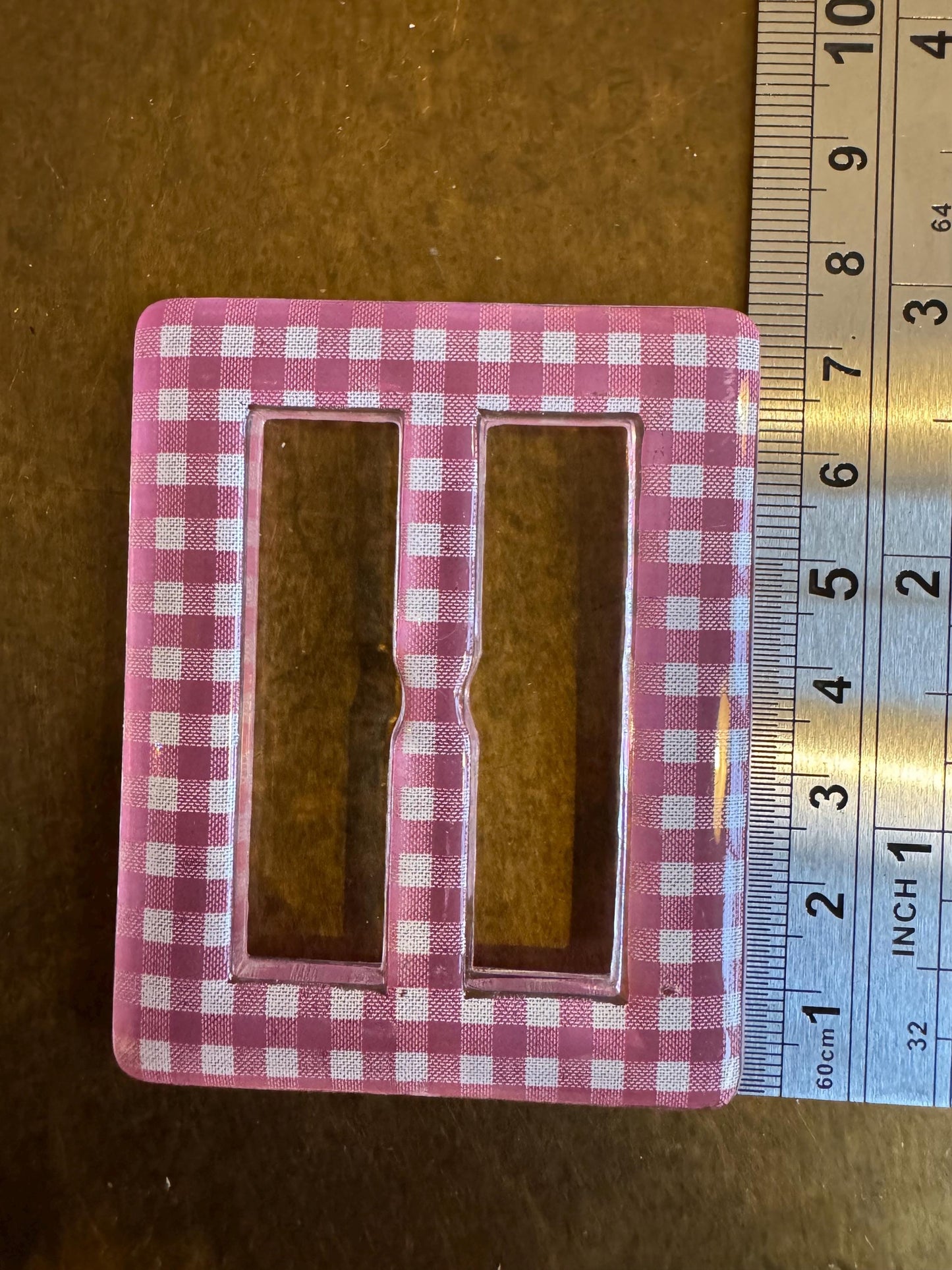 Buckles, Colourful Buckles, Mock Rectanlge  Buckle, Rectangle Chequer Pattern, Prong, Replacment Buckle, Dresses, Belts, Swikwear, Dress