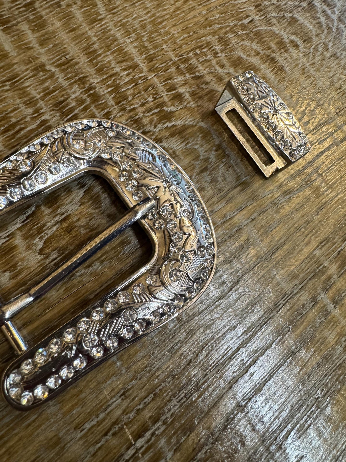 Diamanté Jewel Buckle, Belt Buckle, Metal Buckle and Belt Loop, Encrusted Rhinestone Jewel Buckle for Clothing, Belt, Belt, Straps, Quality