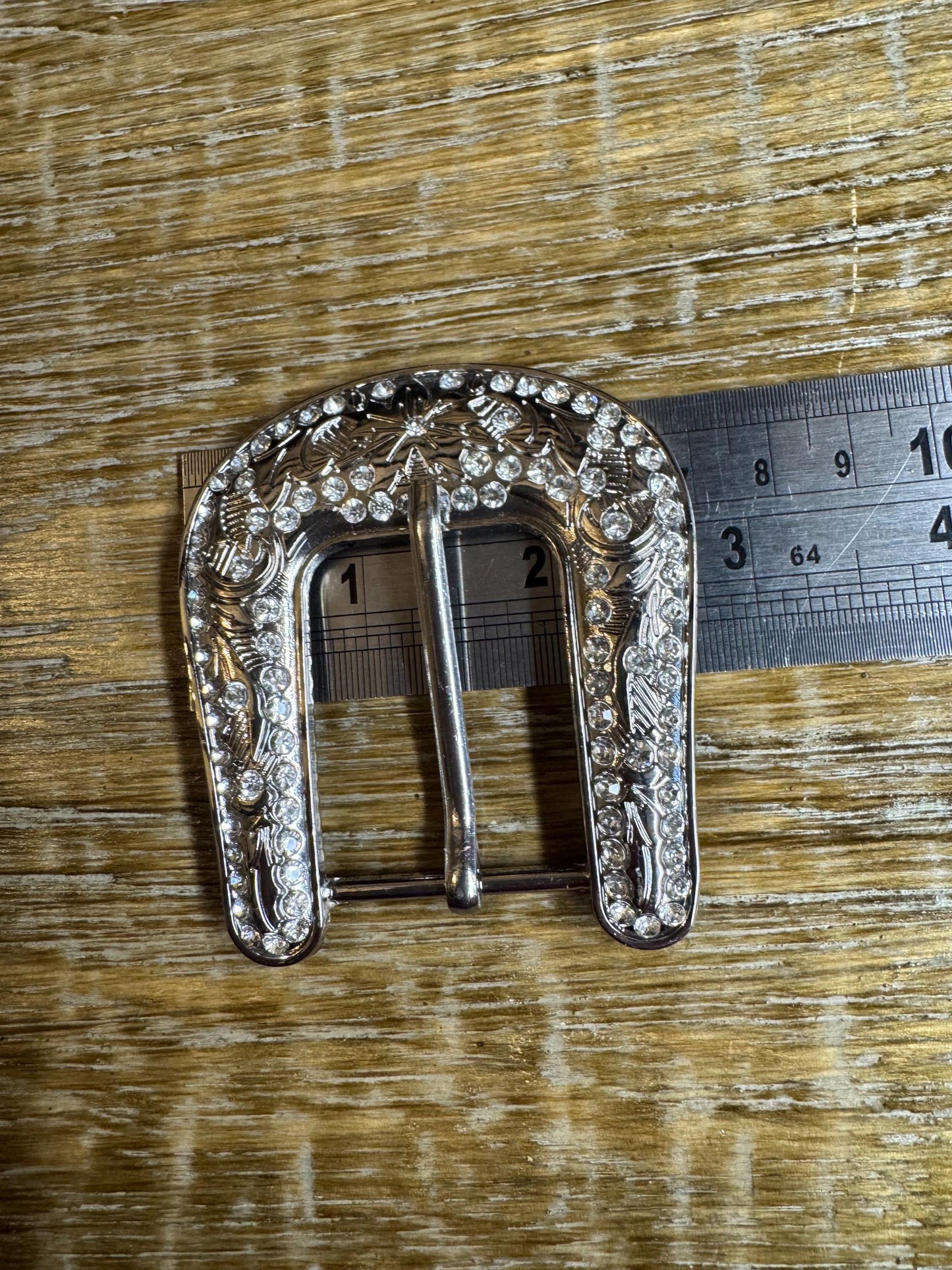 Diamanté Jewel Buckle, Belt Buckle, Metal Buckle and Belt Loop, Encrusted Rhinestone Jewel Buckle for Clothing, Belt, Belt, Straps, Quality