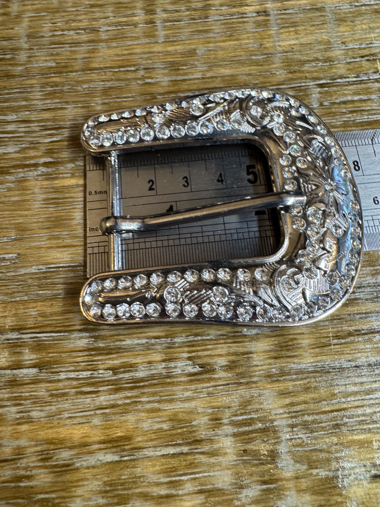 Diamanté Jewel Buckle, Belt Buckle, Metal Buckle and Belt Loop, Encrusted Rhinestone Jewel Buckle for Clothing, Belt, Belt, Straps, Quality