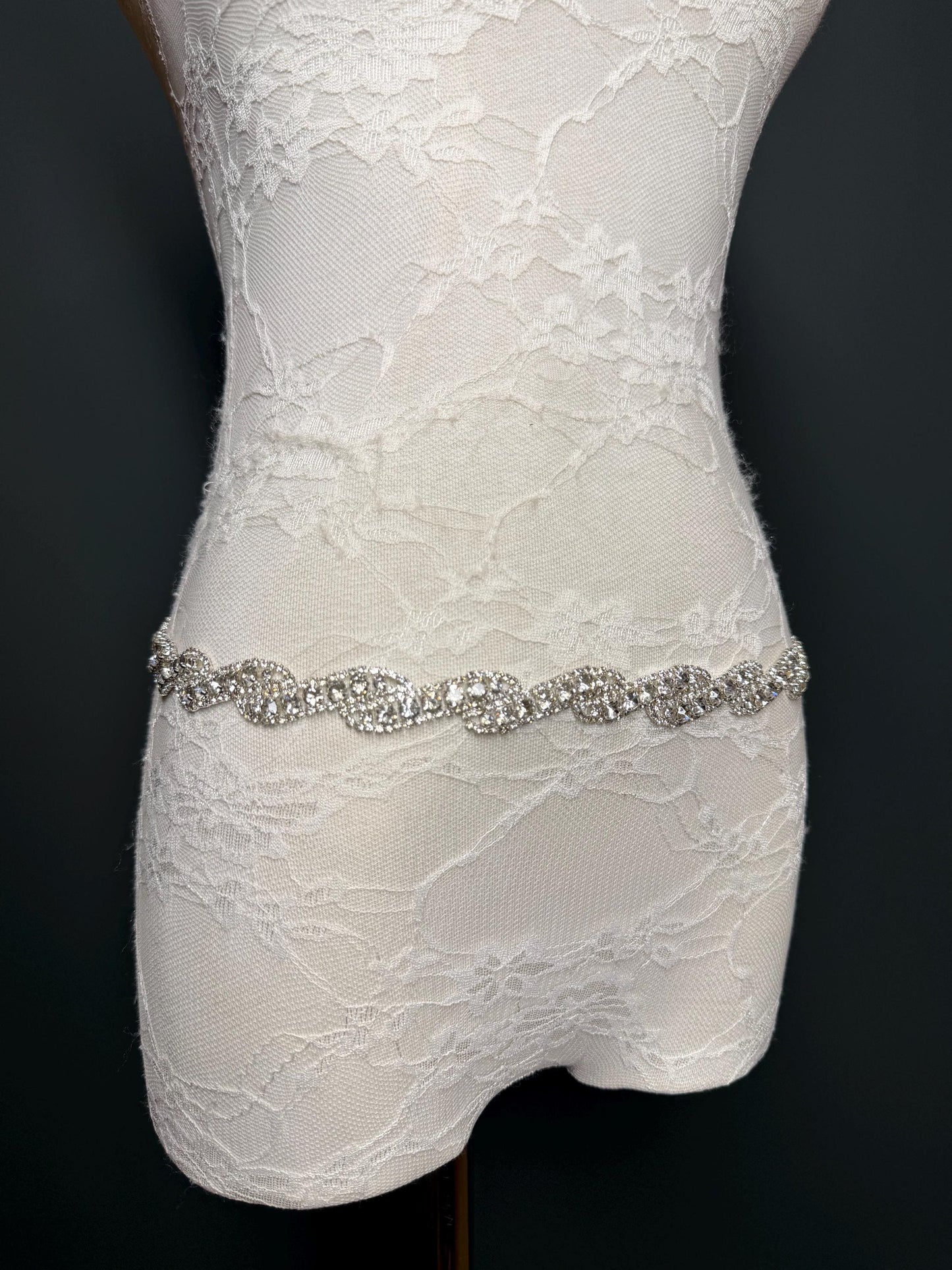 Rhinestone Jewel Belt, Metal Belt, Teen Sizes, Size 18”-60”, Fan Design, Fan Collection, Silver Metal belt, Fashion Accessory