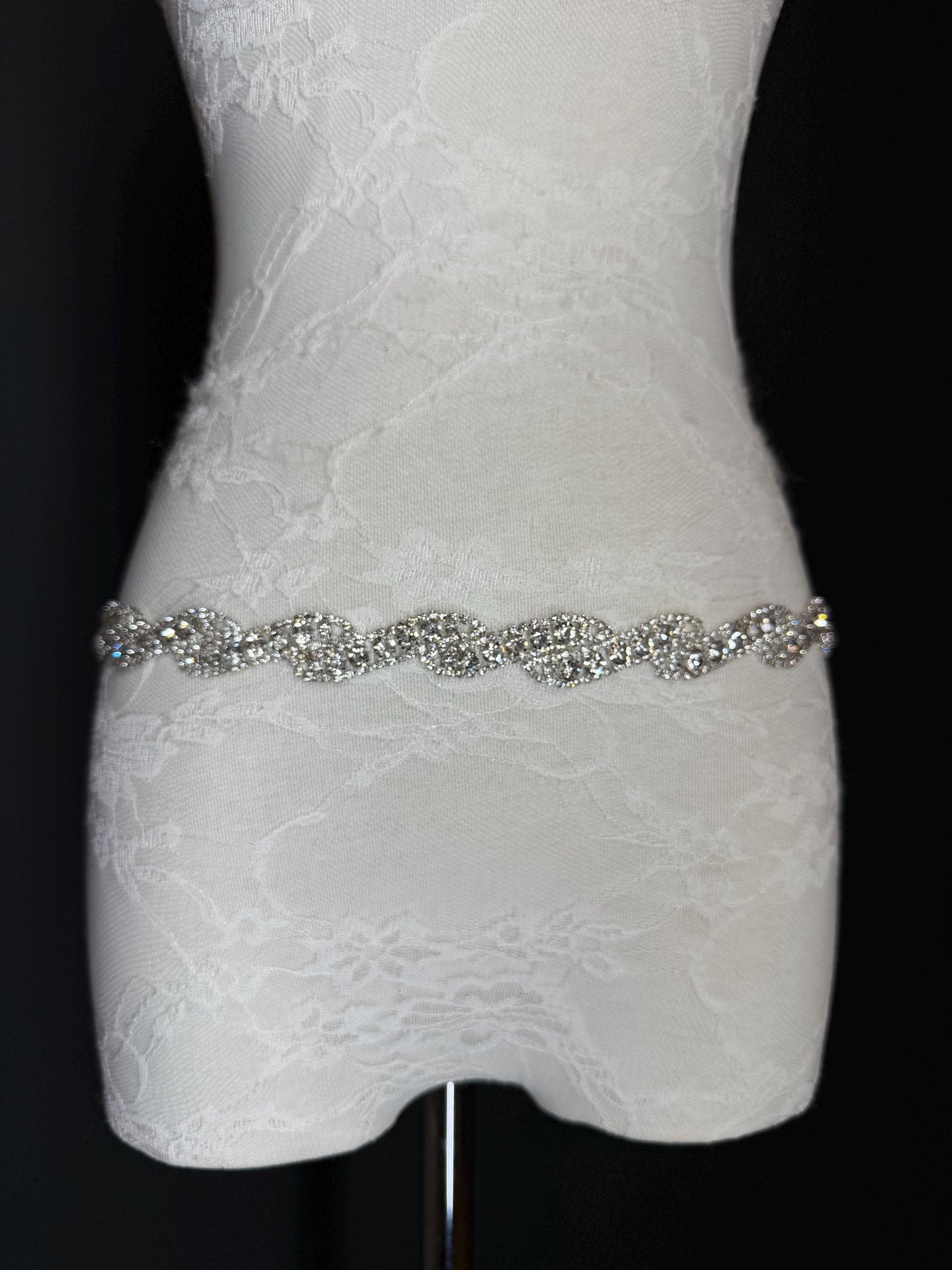 Rhinestone Jewel Belt, Metal Belt, Teen Sizes, Size 18”-60”, Fan Design, Fan Collection, Silver Metal belt, Fashion Accessory