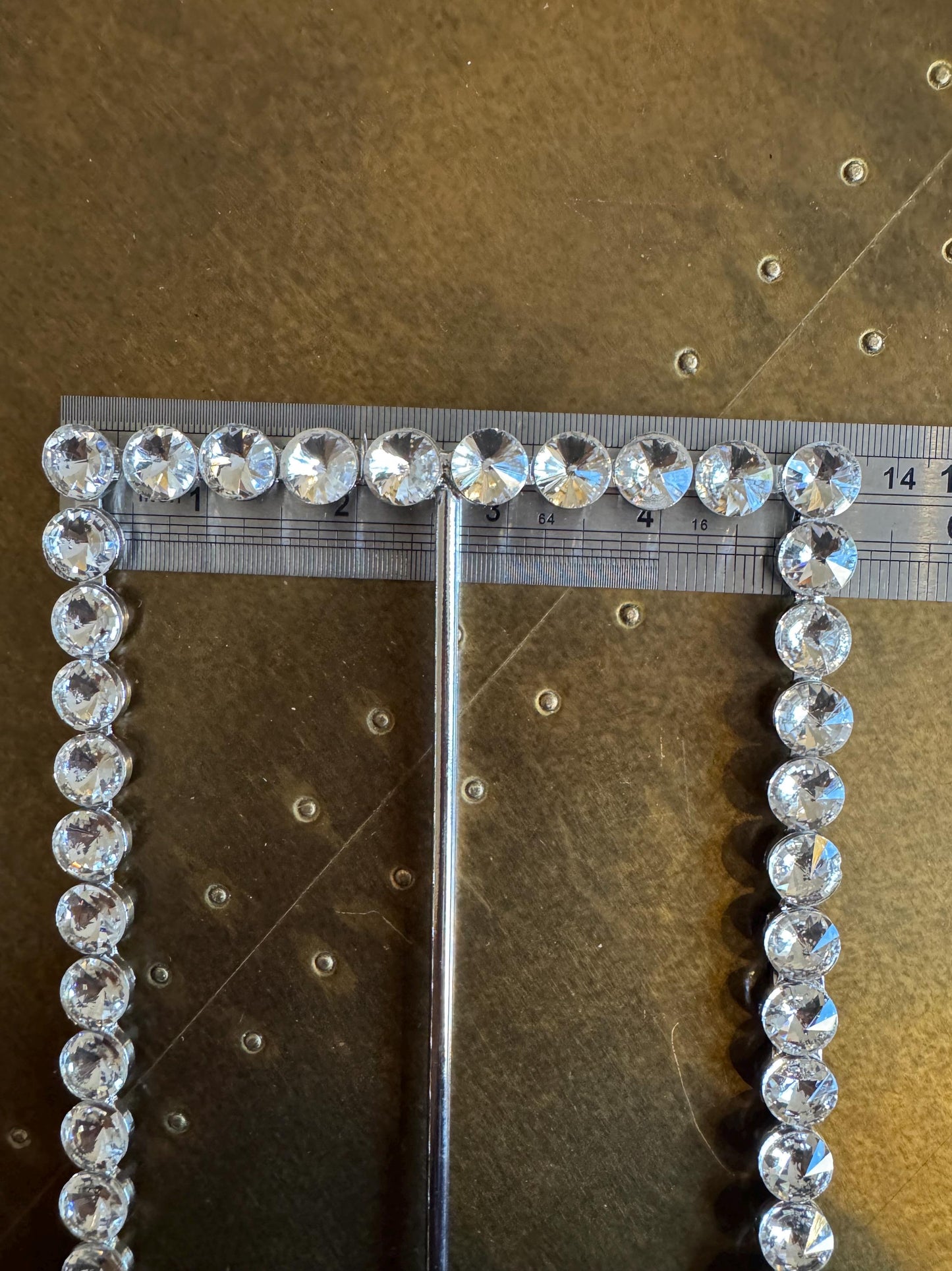 Extra Large Rhinestone Diamanté Buckle, Oversized, Unique, Couture, Runway, Fashion, Very Large Buckle, 7.5” x 5”, Skirt, Dress, Statement