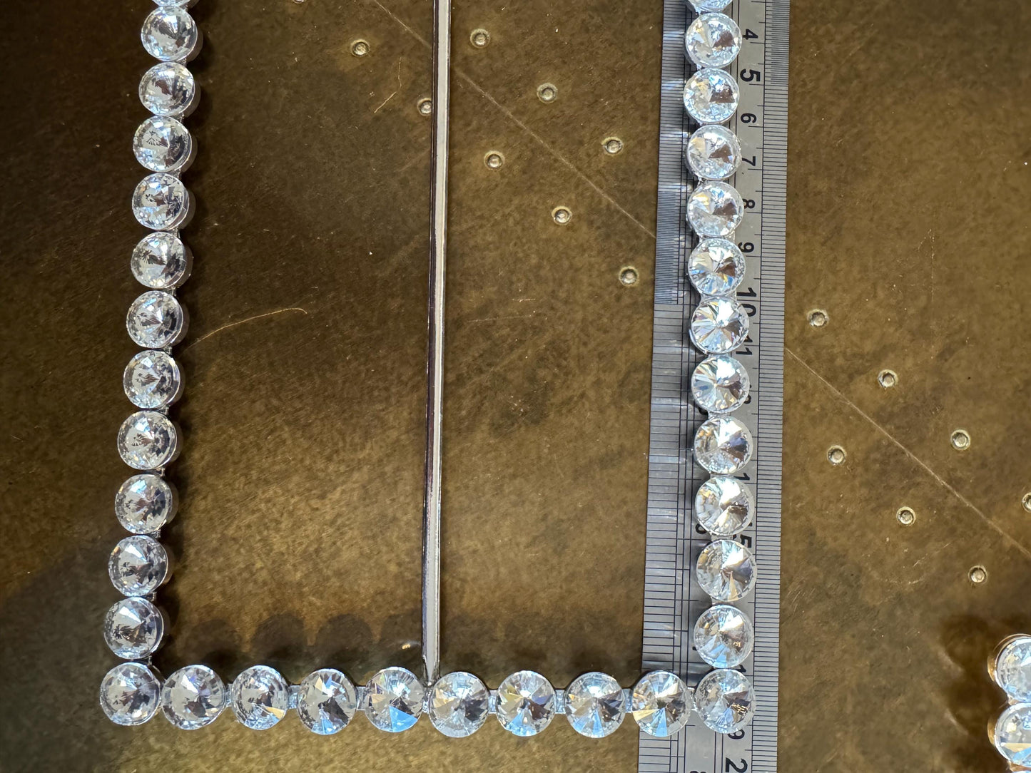 Extra Large Rhinestone Diamanté Buckle, Oversized, Unique, Couture, Runway, Fashion, Very Large Buckle, 7.5” x 5”, Skirt, Dress, Statement