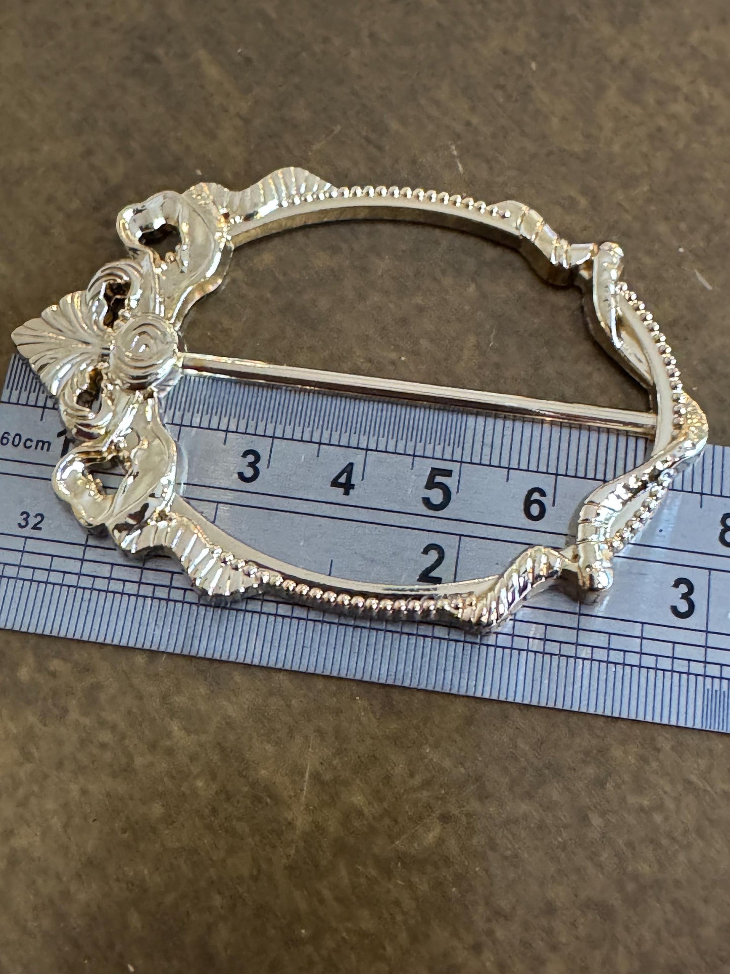 Metal Buckle, Statement Buckle, Gold Colour Solid Metal Buckle, 7.5cm x 5.5cm, 3” x 2” Couture, Swimwear, Clothing, Dresses