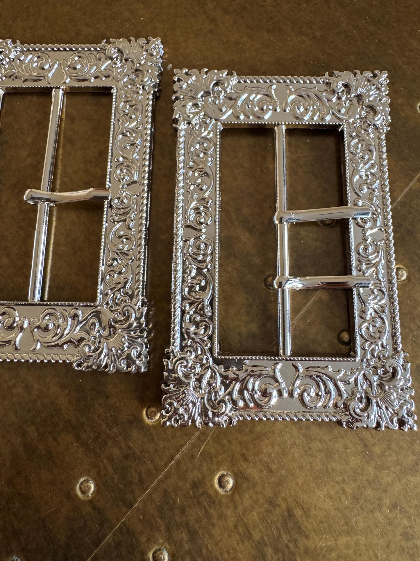 Metal Buckle, Statement Buckle, Silver Colour Solid Metal Buckle, 8.5cm x 5.5cm, Couture, Swimwear, Clothing, Dresses
