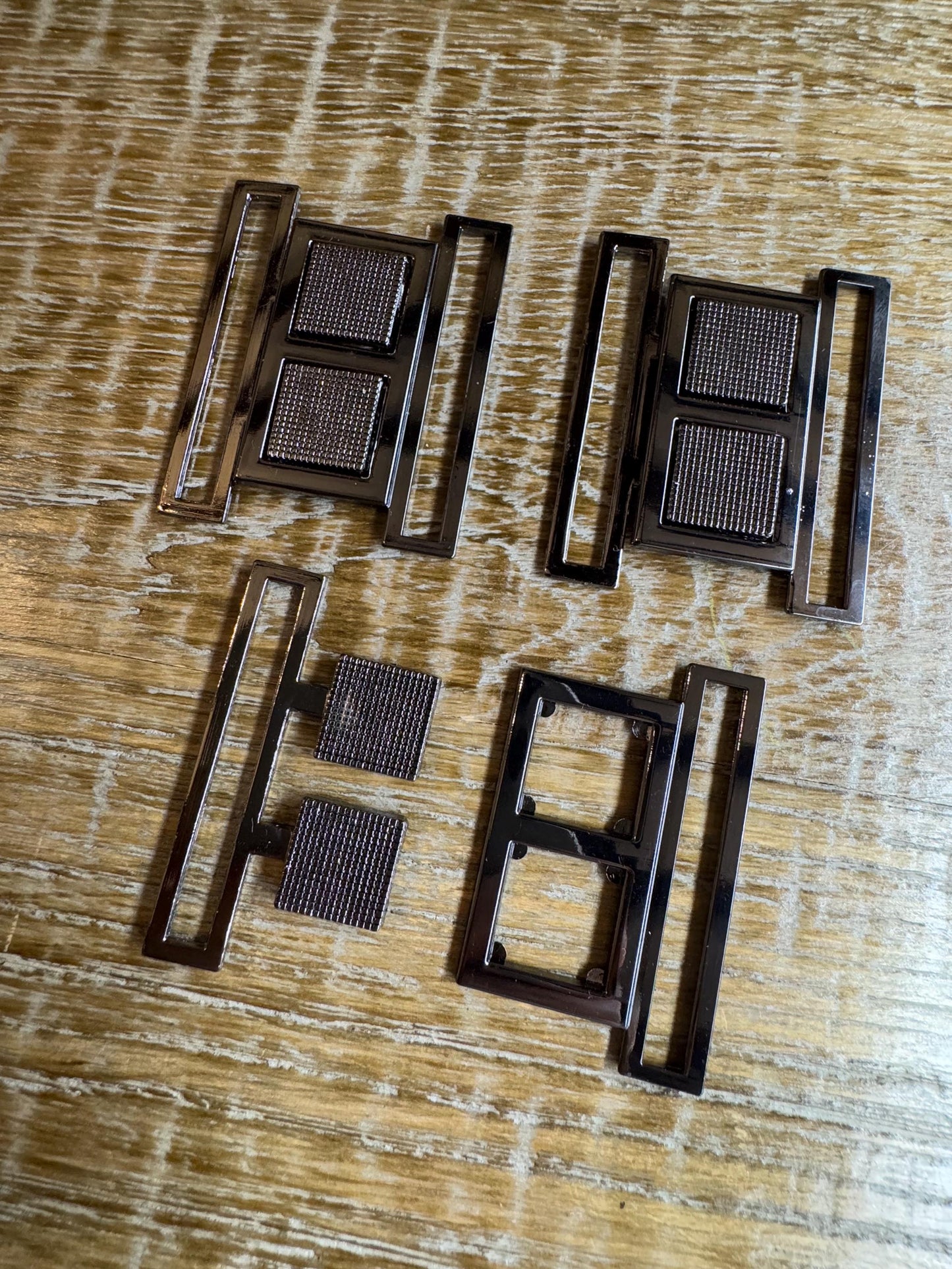 Swimwear Buckle, Two Part Buckle, Gunmetal, Swimwear Buckle, Quality, Buckle, Metal Buckle Buckle Replacement, Belt Buckle, Nurse Buckle