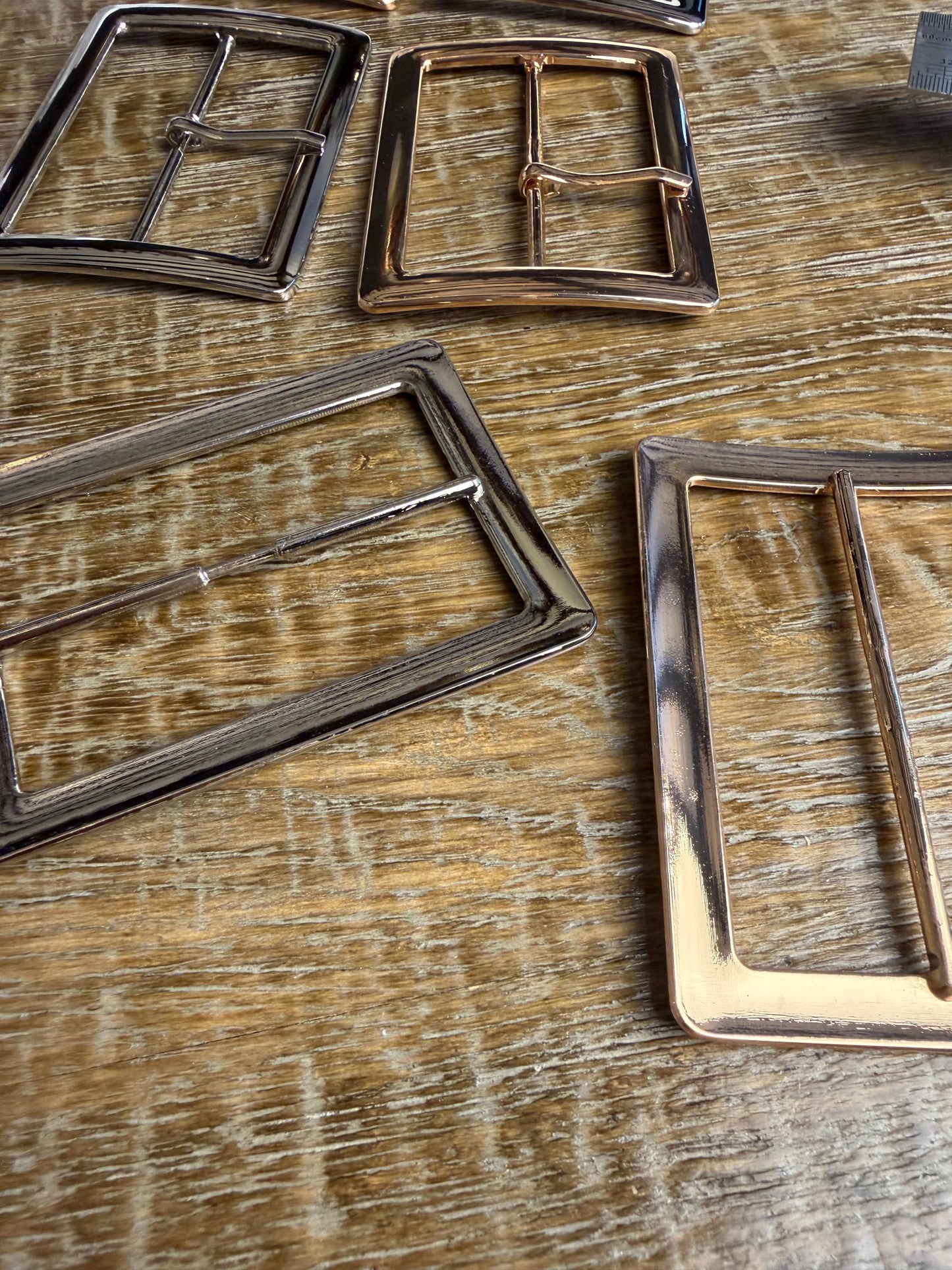 Large Metal Buckle, 3” centre bar, 3.5” outer, Very Large, Strong, Solid Metal, Gold, Silver, Belts, Clohing, Swimwear, Dance Costumes