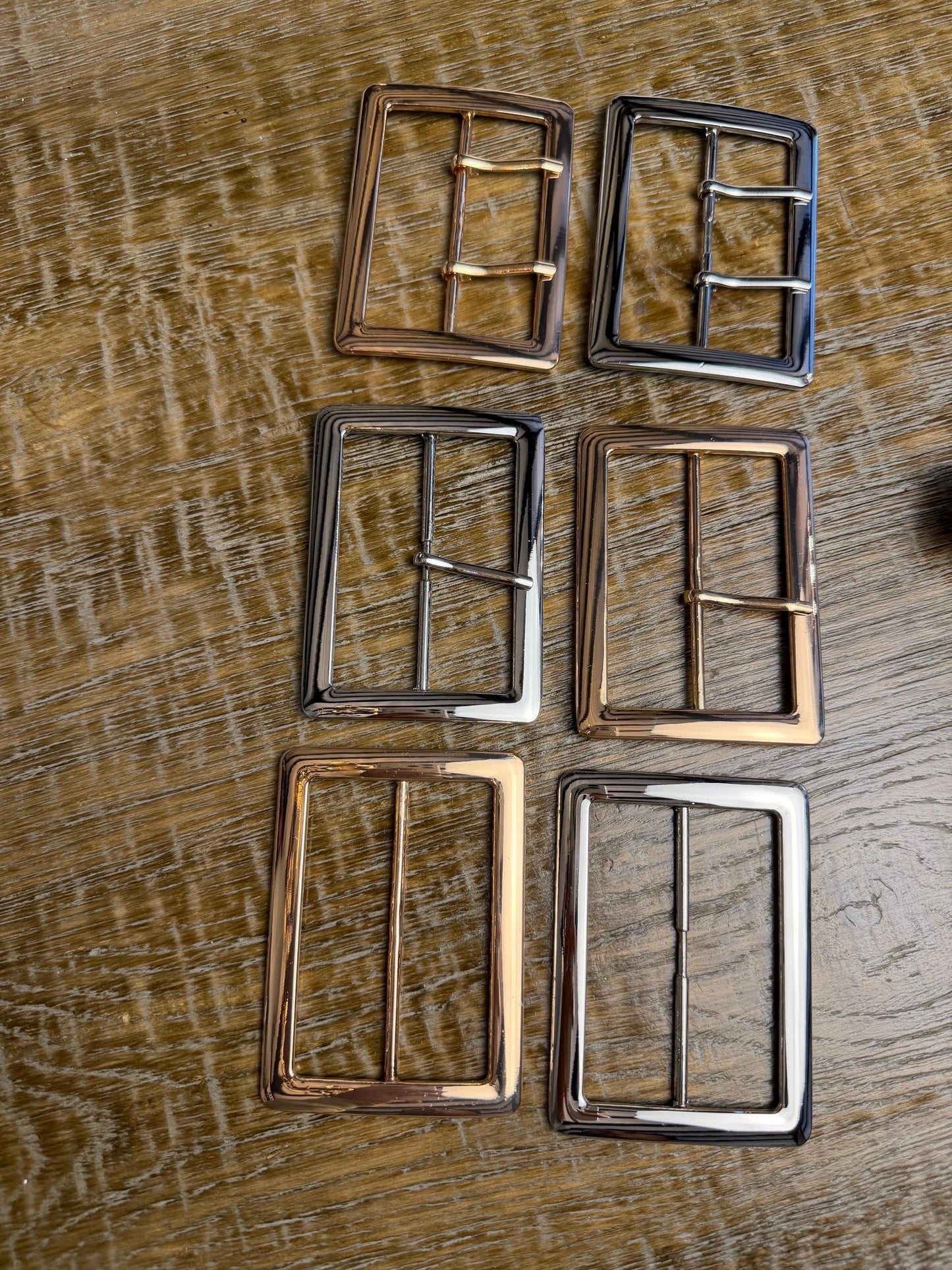 Large Metal Buckle, 3” centre bar, 3.5” outer, Very Large, Strong, Solid Metal, Gold, Silver, Belts, Clohing, Swimwear, Dance Costumes