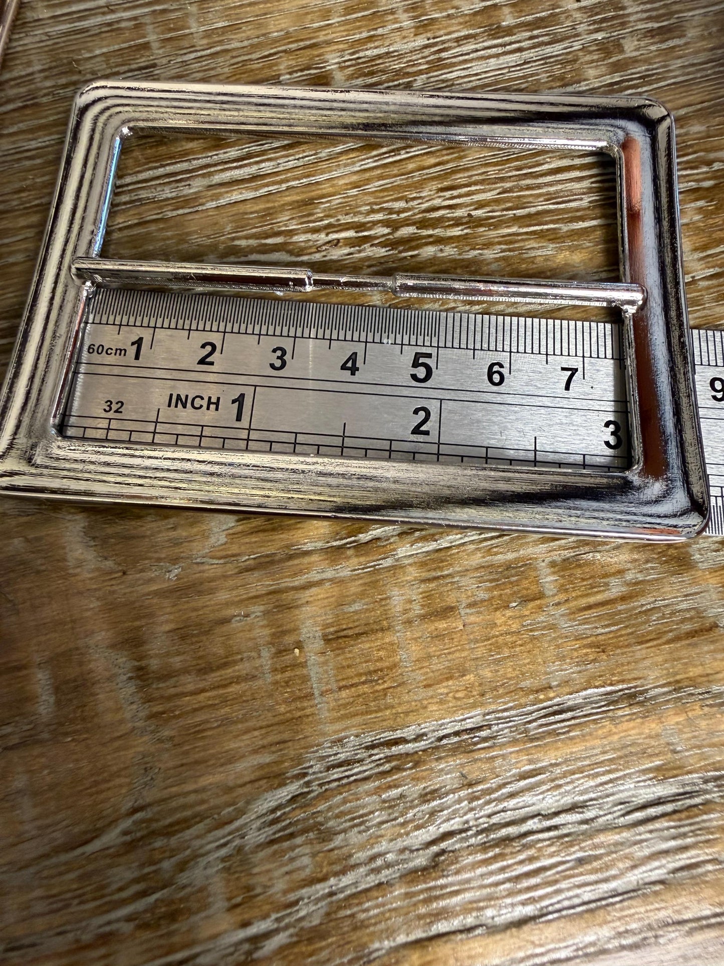 Large Metal Buckle, 3” centre bar, 3.5” outer, Very Large, Strong, Solid Metal, Gold, Silver, Belts, Clohing, Swimwear, Dance Costumes