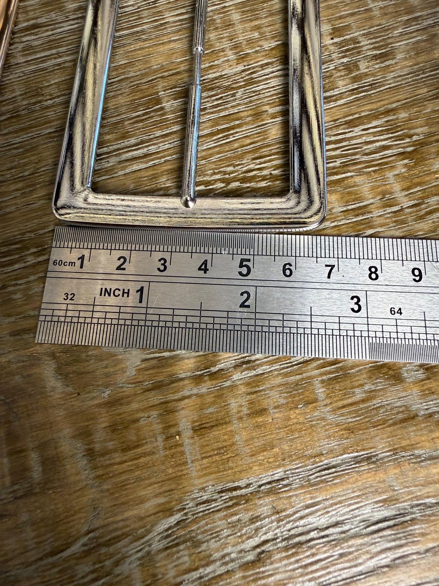 Large Metal Buckle, 3” centre bar, 3.5” outer, Very Large, Strong, Solid Metal, Gold, Silver, Belts, Clohing, Swimwear, Dance Costumes