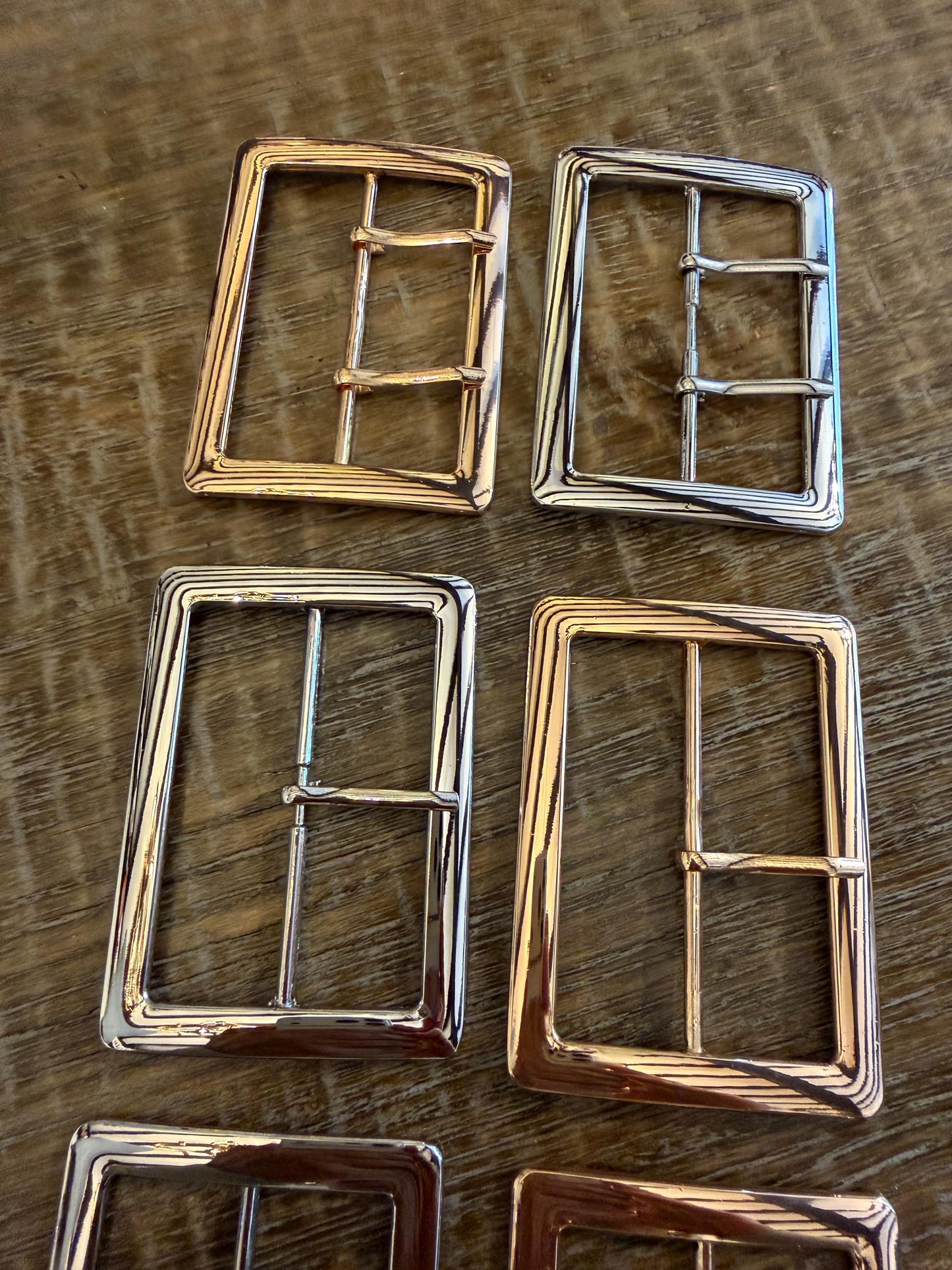 Large Metal Buckle, 3” centre bar, 3.5” outer, Very Large, Strong, Solid Metal, Gold, Silver, Belts, Clohing, Swimwear, Dance Costumes