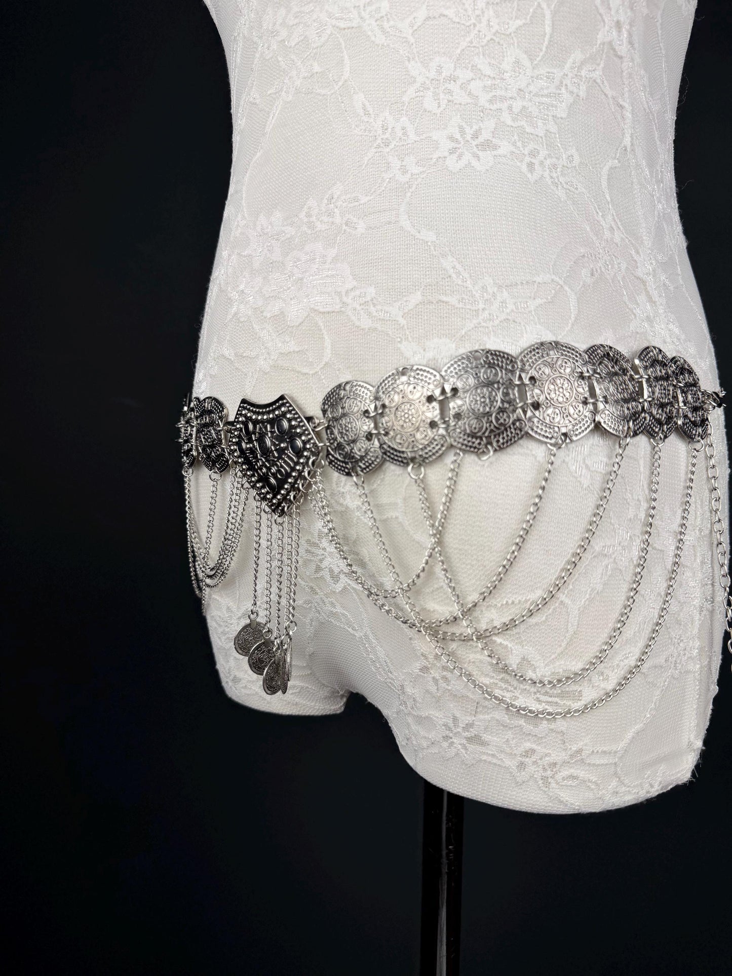 Belly Chain Delt, Antique Gold Discs 18-40 inch, Stunning Belt, Bellt Chain Belt, Handmade, Festvial, Costume, Dance