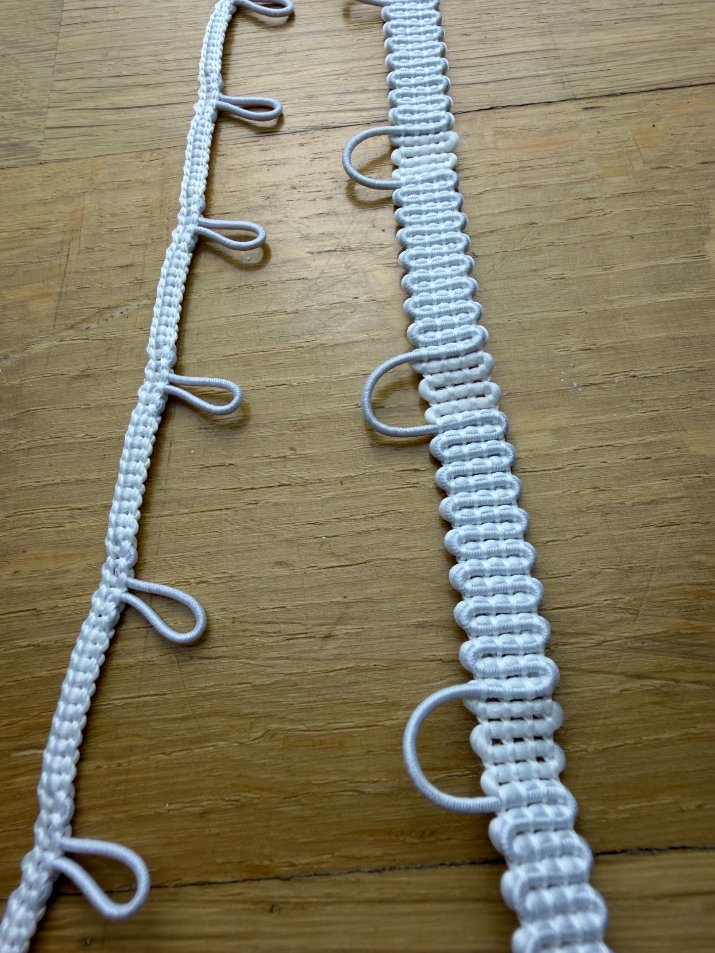 Button Loop, Button Loop Tape, Bridal, Dress, Crafts, Off white tape