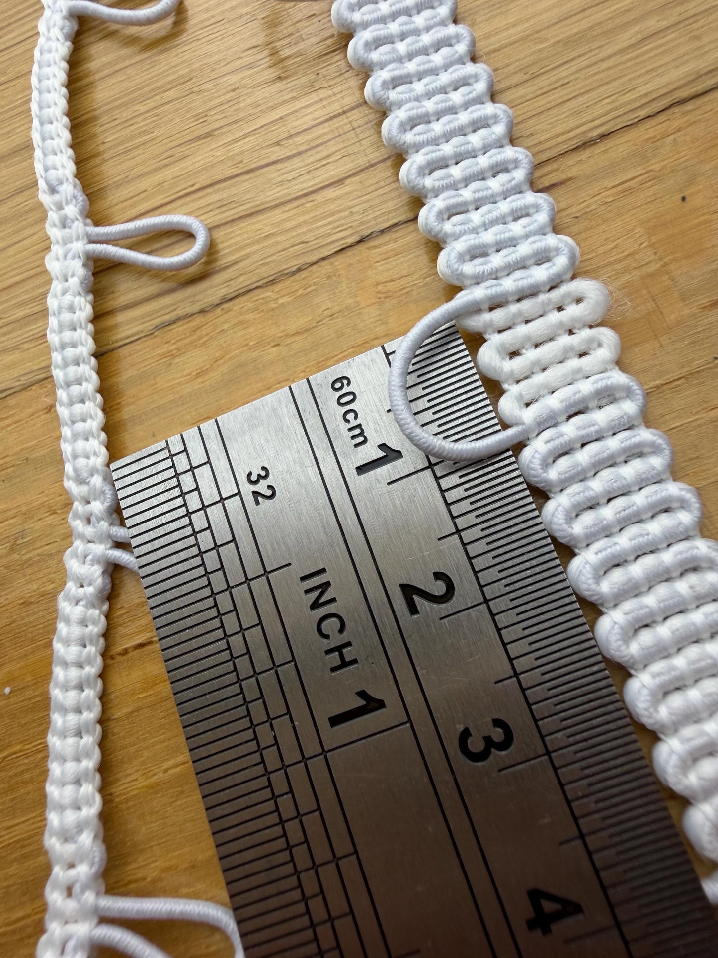 Button Loop, Button Loop Tape, Bridal, Dress, Crafts, Off white tape