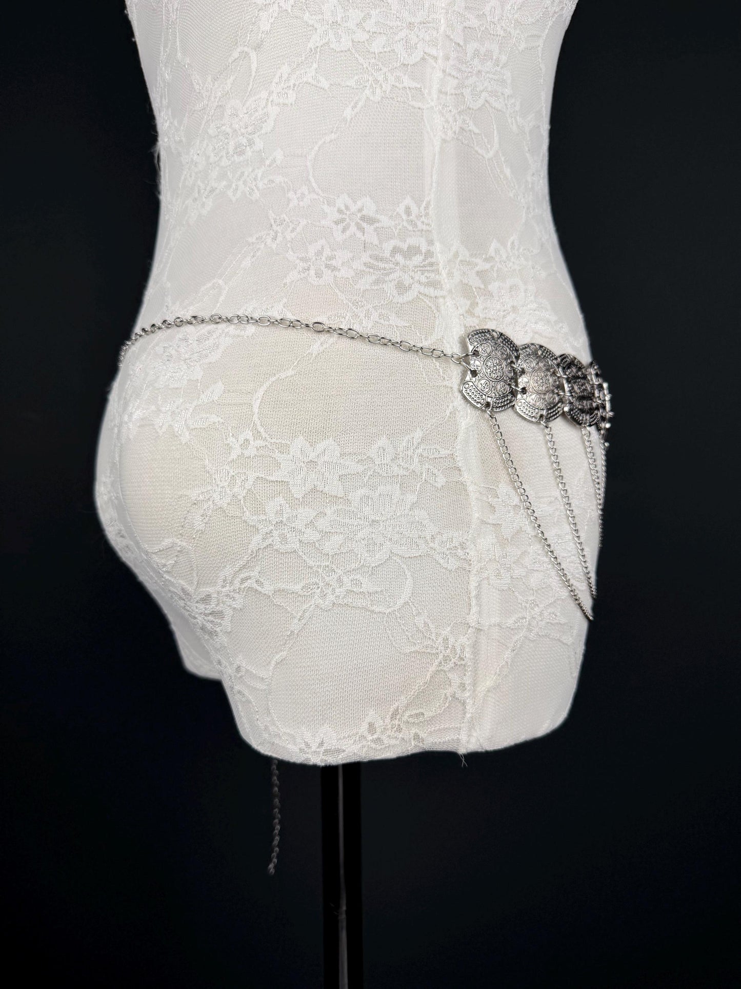 Belly Chain Delt, Antique Gold Discs 18-40 inch, Stunning Belt, Bellt Chain Belt, Handmade, Festvial, Costume, Dance