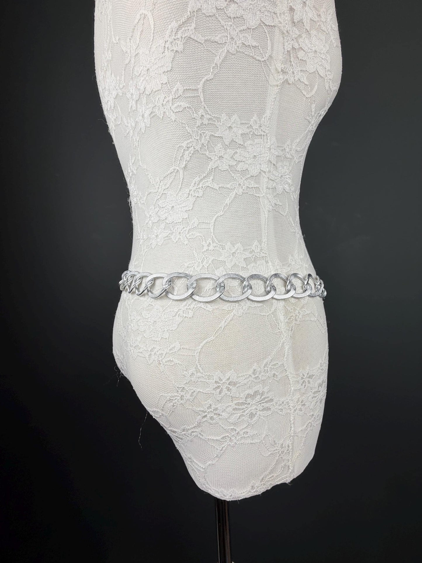 Ring Belt, Silver, 3cm Rings Belt, Teen Sizes, Size 18”-60”, Plus Sizes, Fashion Accessory, Gift