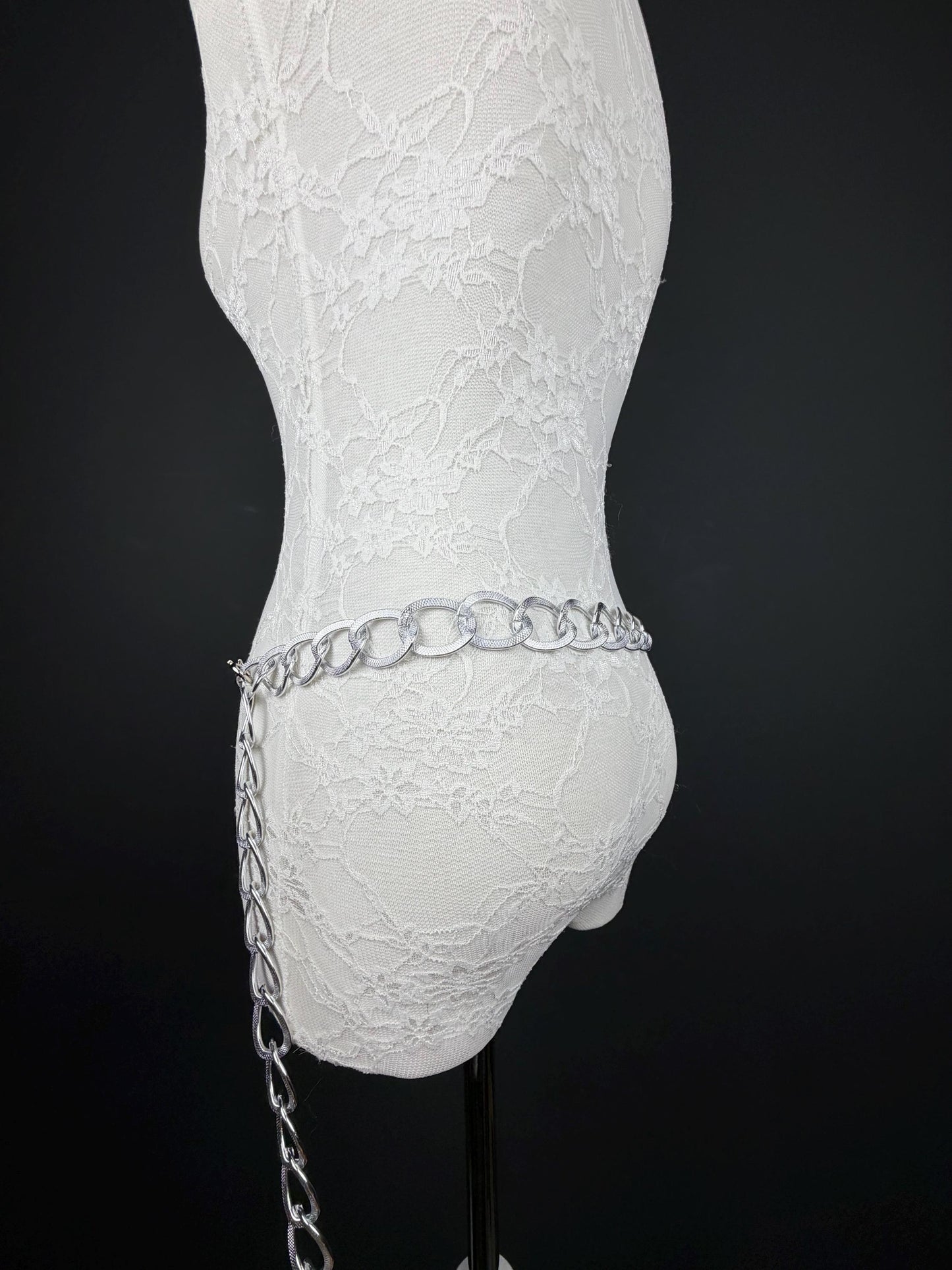 Ring Belt, Silver, 3cm Rings Belt, Teen Sizes, Size 18”-60”, Plus Sizes, Fashion Accessory, Gift