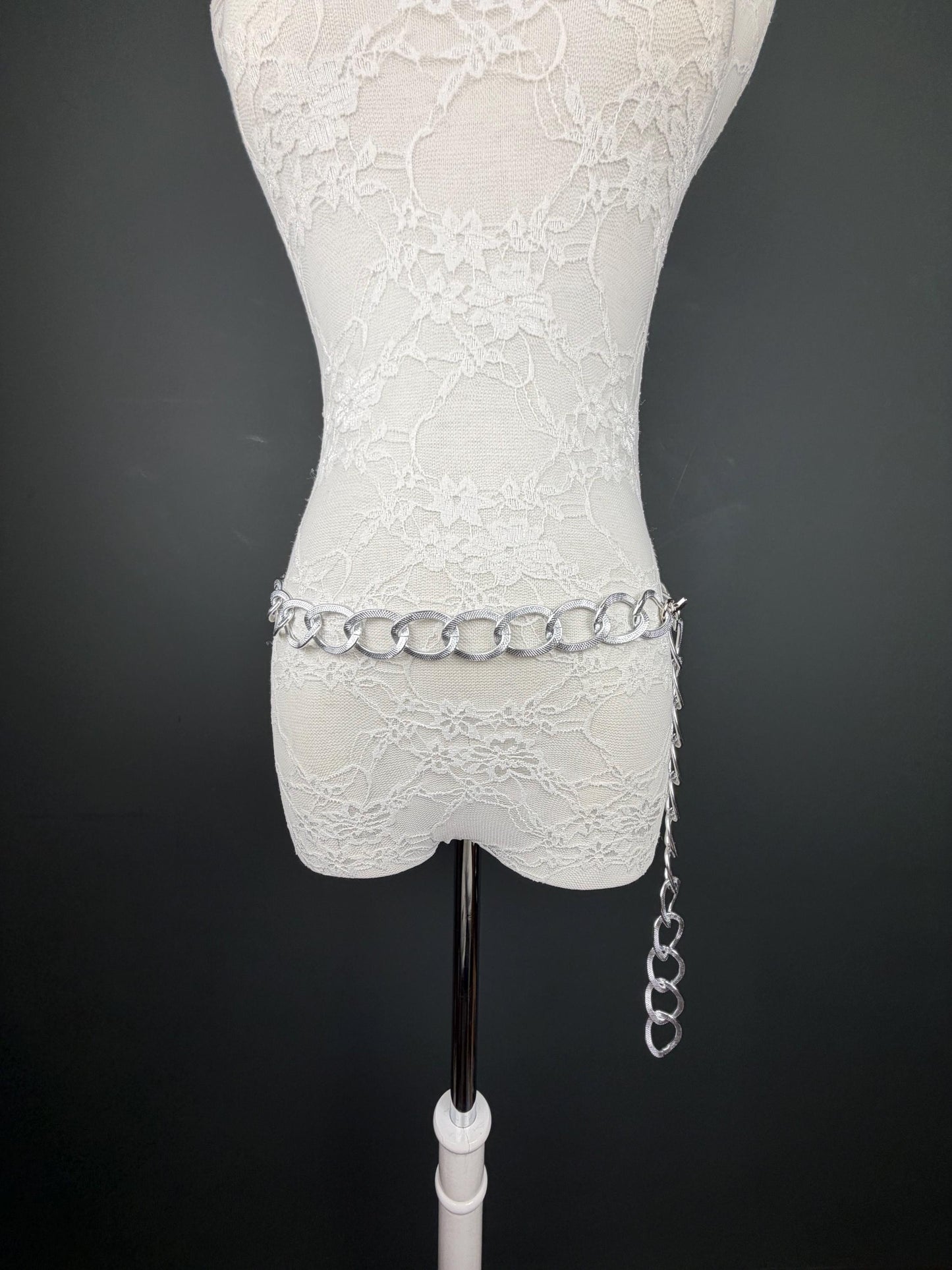 Ring Belt, Silver, 3cm Rings Belt, Teen Sizes, Size 18”-60”, Plus Sizes, Fashion Accessory, Gift