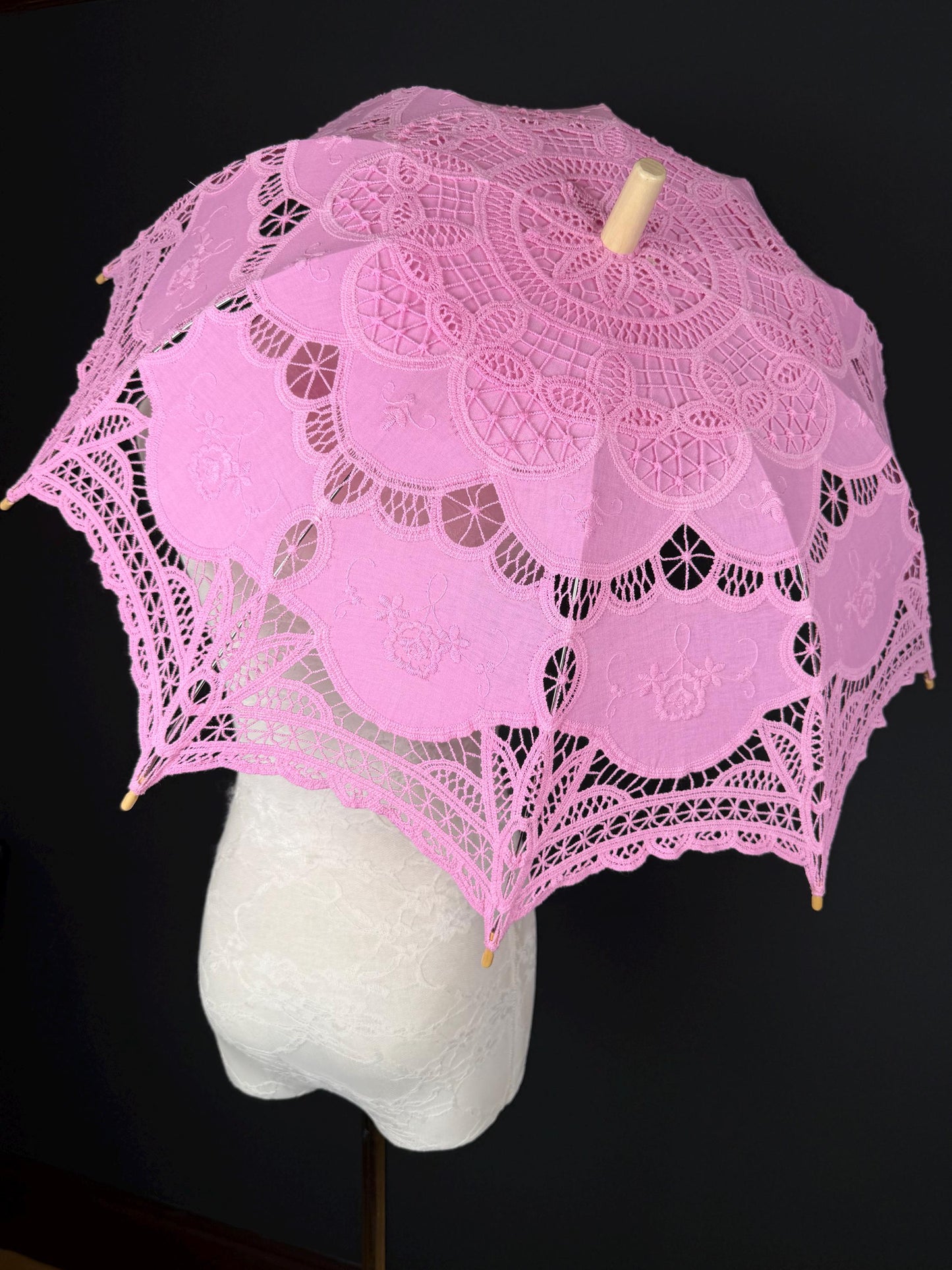 Parasol, Vintage Style, Cotton, 9 Colours, Wedding, Events, Party, Elegant, Style, Sun Protection