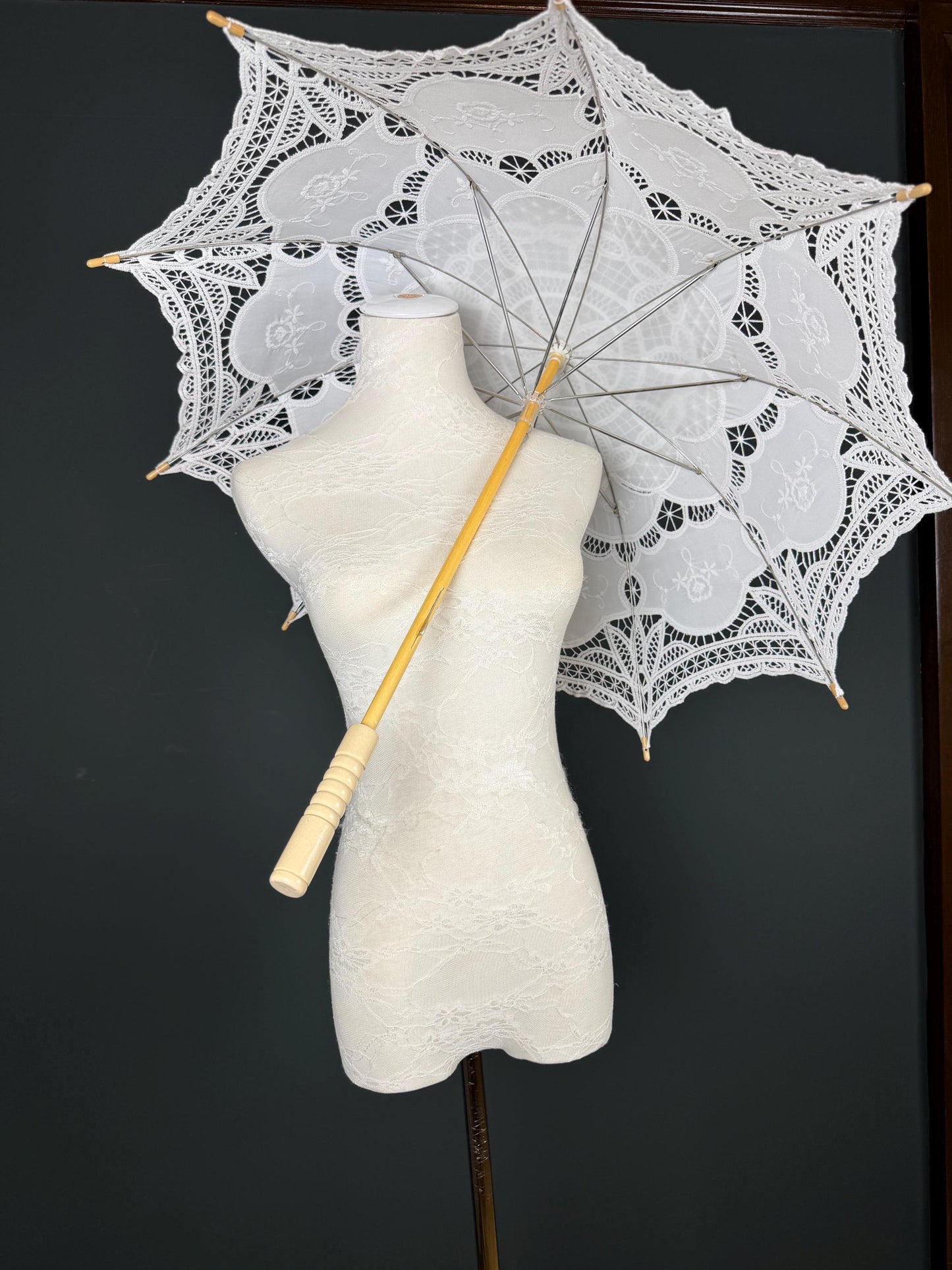 Parasol, Vintage Style, Cotton, 9 Colours, Wedding, Events, Party, Elegant, Style, Sun Protection