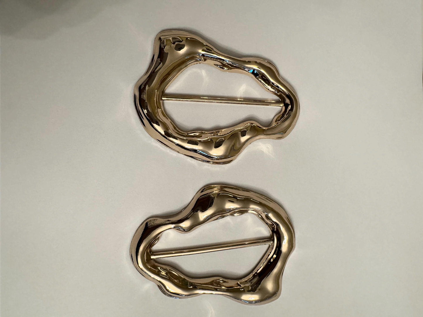 Metal Gold Buckle, Hammered Metal Ring Buckle, Gold Buckle, Swimwear, Dress, Tops, Bags, Crafts, Swimwear, Fashion Buckle, FAN Collection