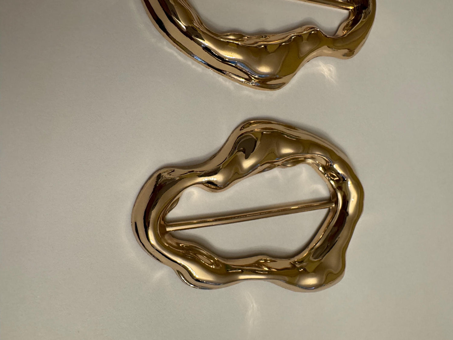 Metal Gold Buckle, Hammered Metal Ring Buckle, Gold Buckle, Swimwear, Dress, Tops, Bags, Crafts, Swimwear, Fashion Buckle, FAN Collection