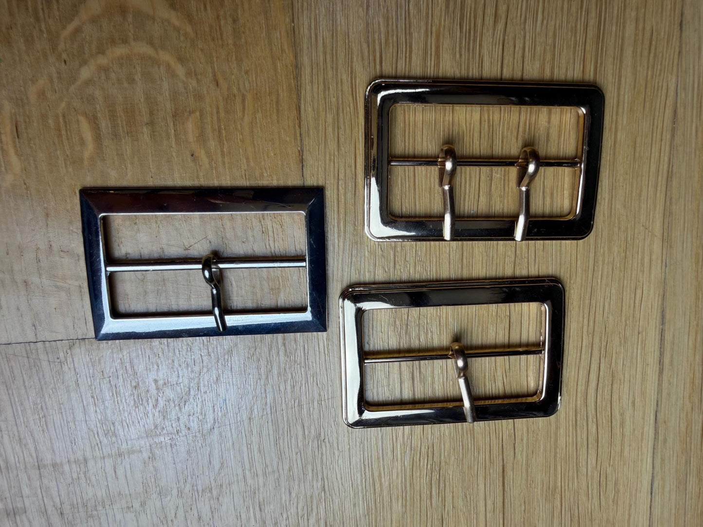 Metal Buckles, 6cm x 4cm, 5cm centre bar, 2” middle bar, Belt Buckle, Bags, Dress Buckle