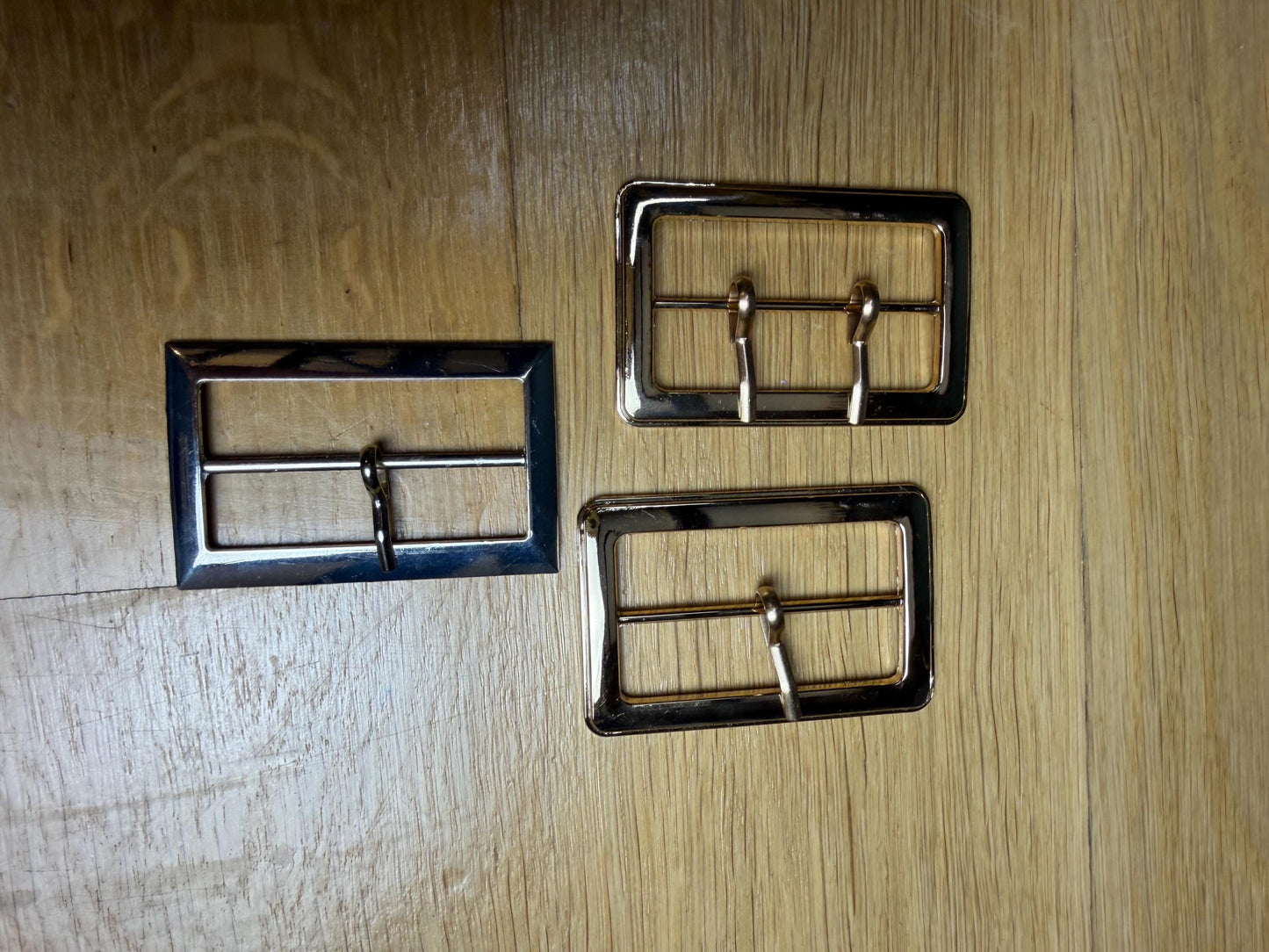 Metal Buckles, 6cm x 4cm, 5cm centre bar, 2” middle bar, Belt Buckle, Bags, Dress Buckle