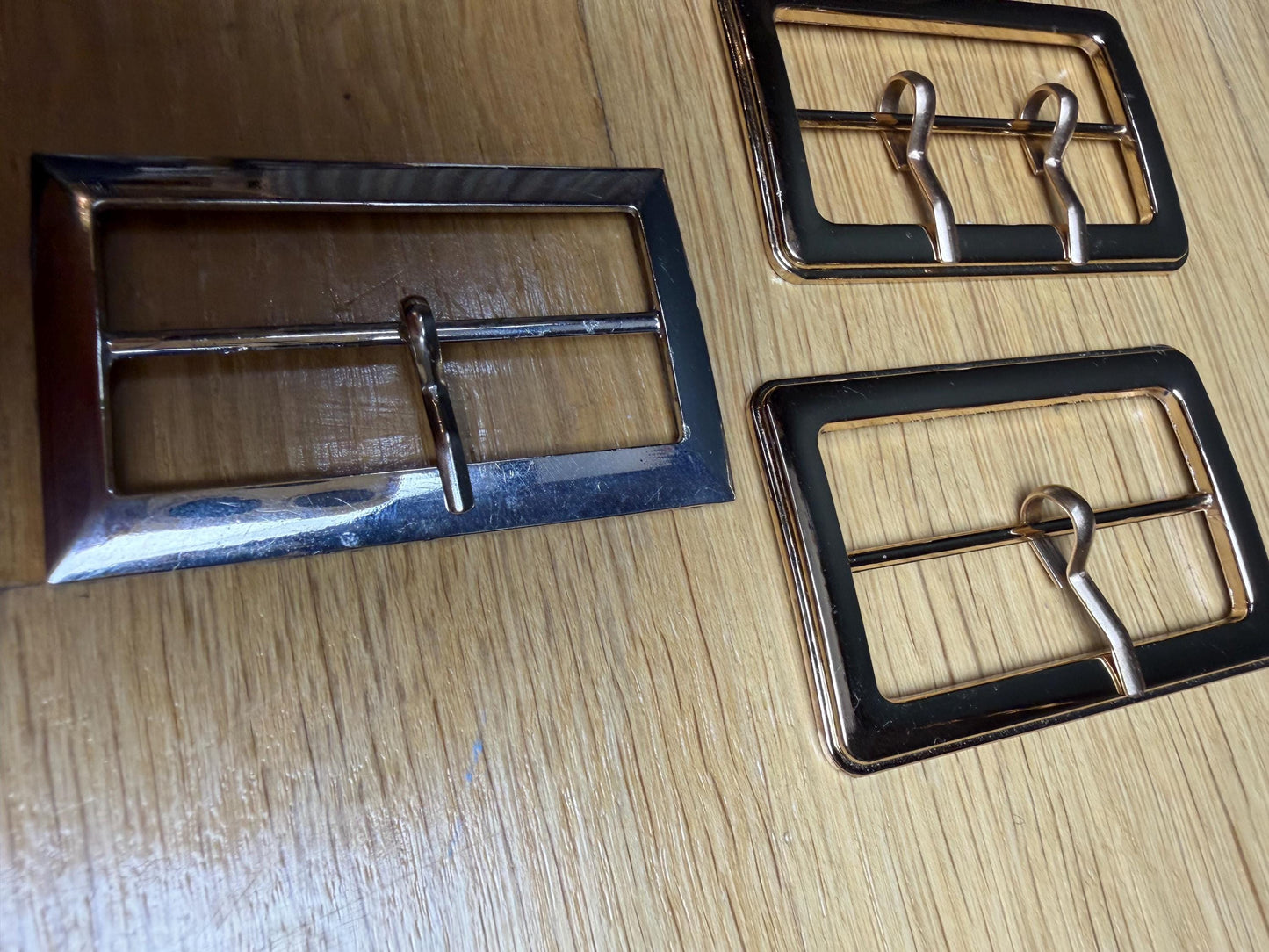 Metal Buckles, 6cm x 4cm, 5cm centre bar, 2” middle bar, Belt Buckle, Bags, Dress Buckle