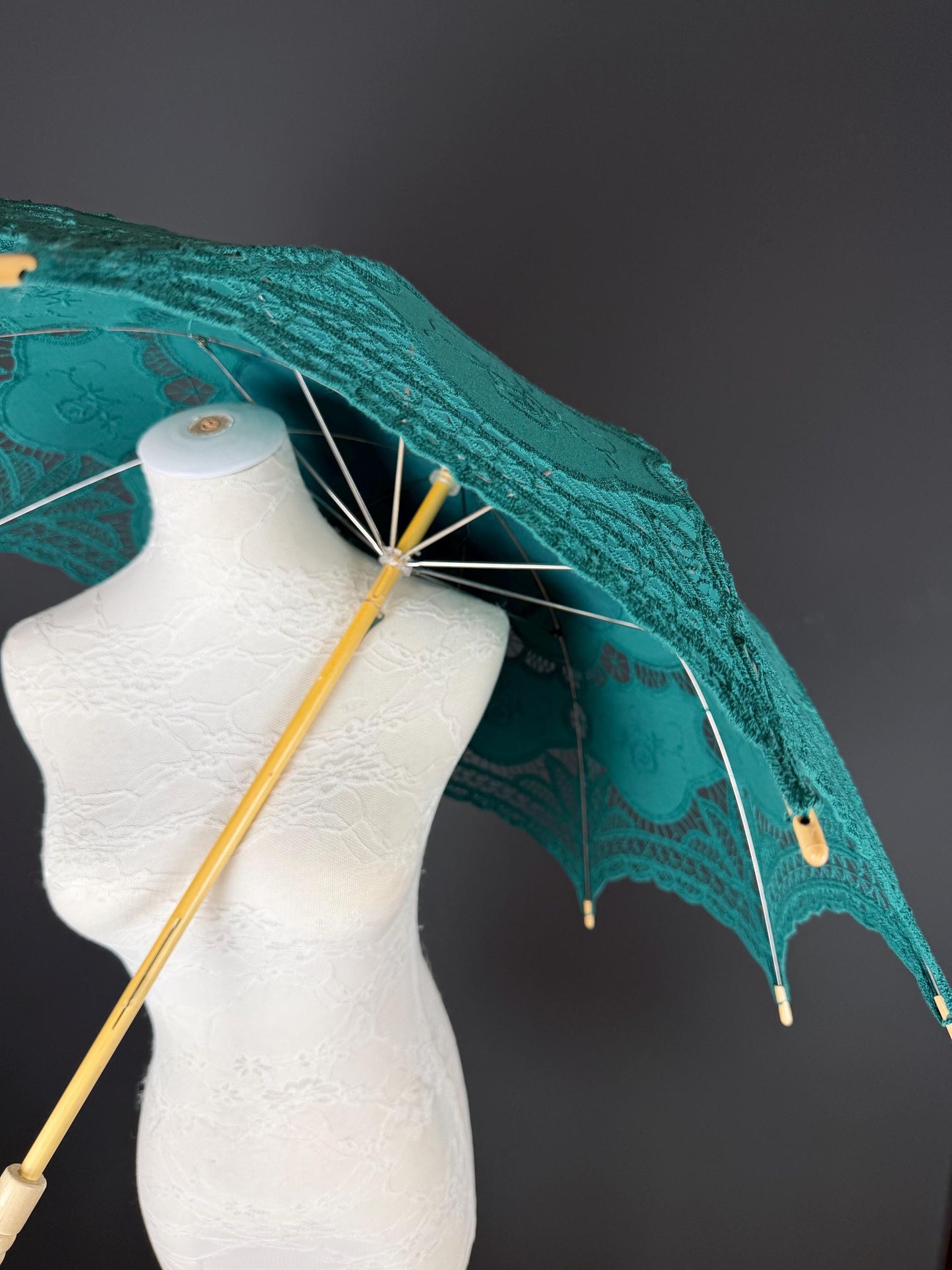 Parasol, Vintage Style, Cotton, 9 Colours, Wedding, Events, Party, Elegant, Style, Sun Protection