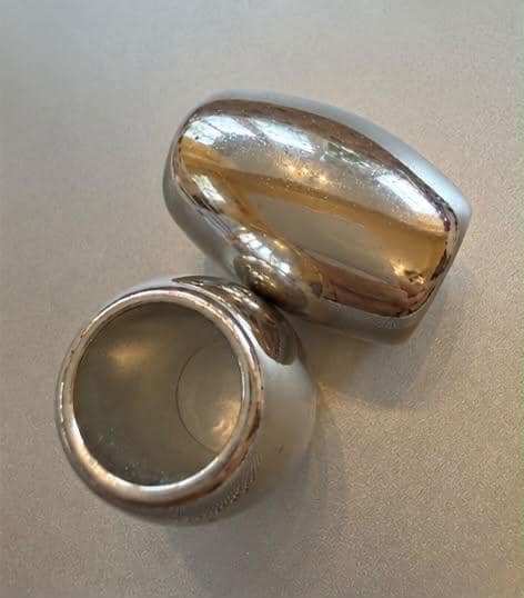Beads, Oval Beads, Silver Beads