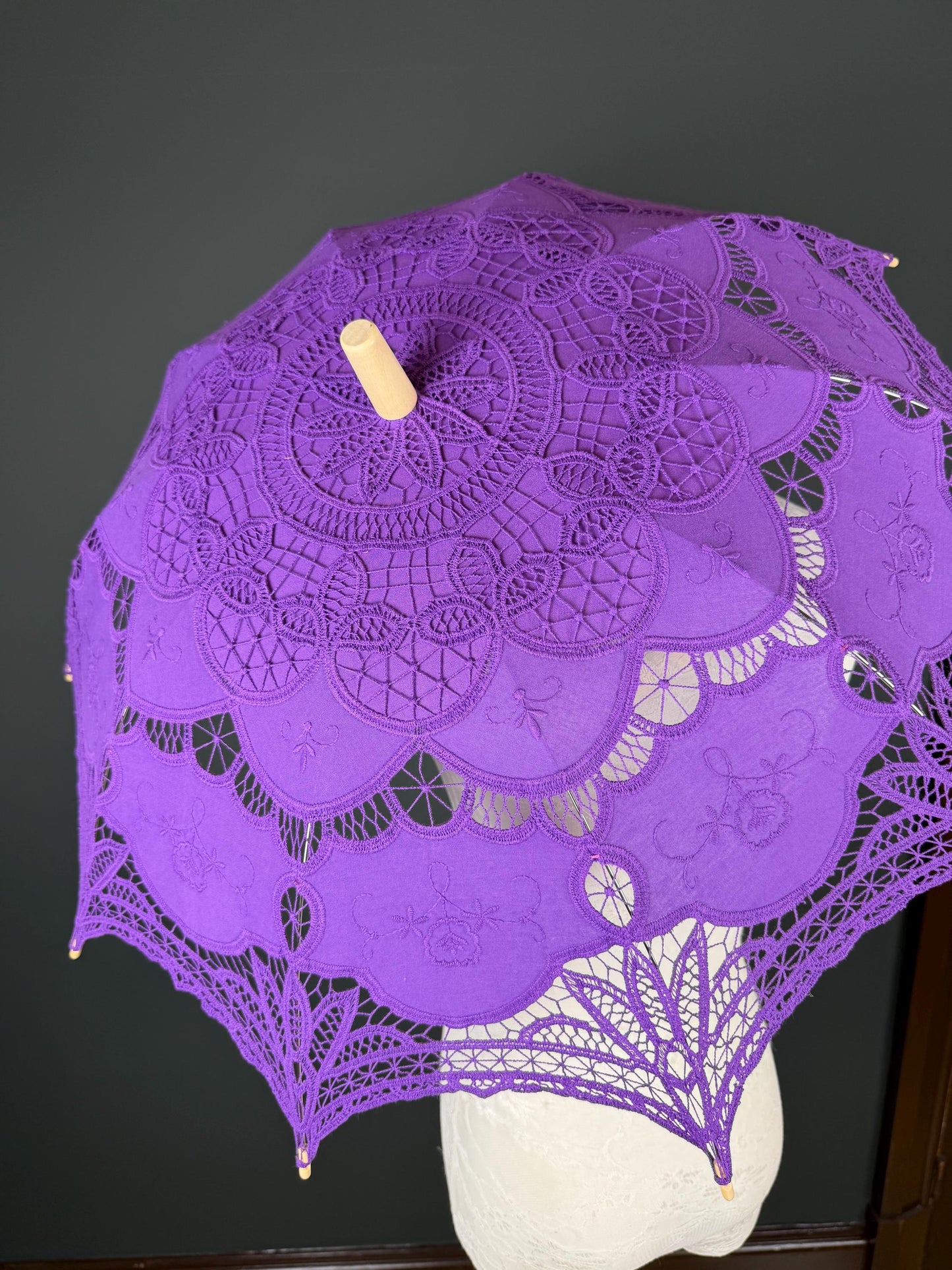 Parasol, Vintage Style, Cotton, 9 Colours, Wedding, Events, Party, Elegant, Style, Sun Protection