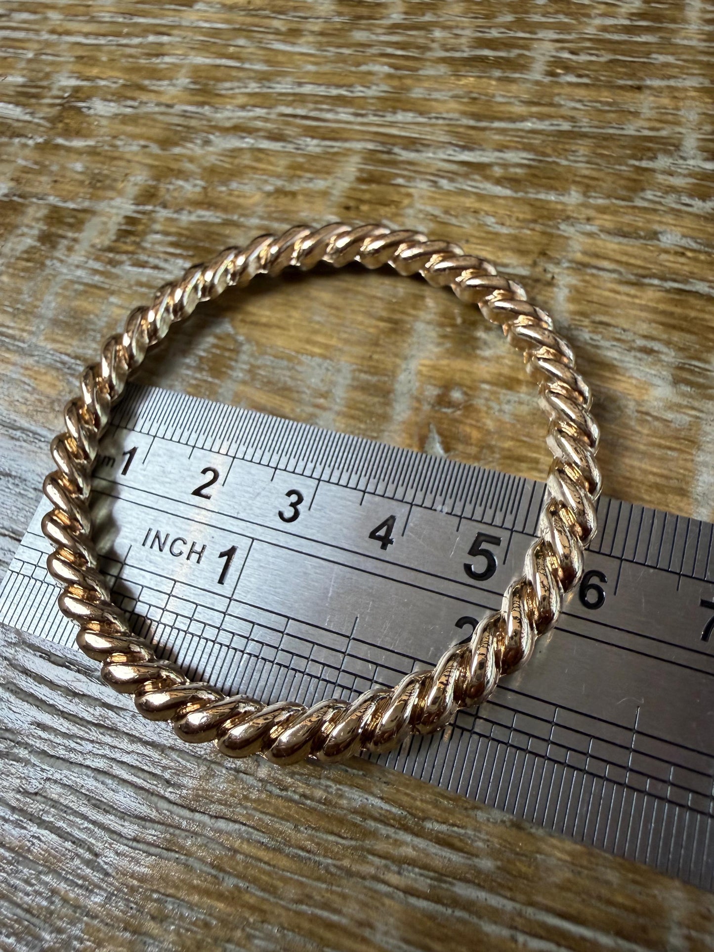 Solid Metal Rings, Fancy Rings, Gold Metal Ring, 2 sizes