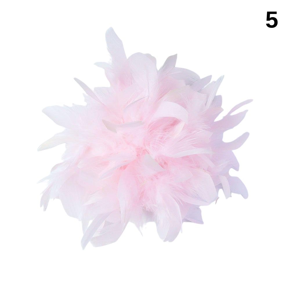 Large Faux Feather Corsage, 26 colours, 10” Wide, 25cm, Pin on Corsage, Bridal, Clothing, Dress, Hat, Accessory, FAN Design