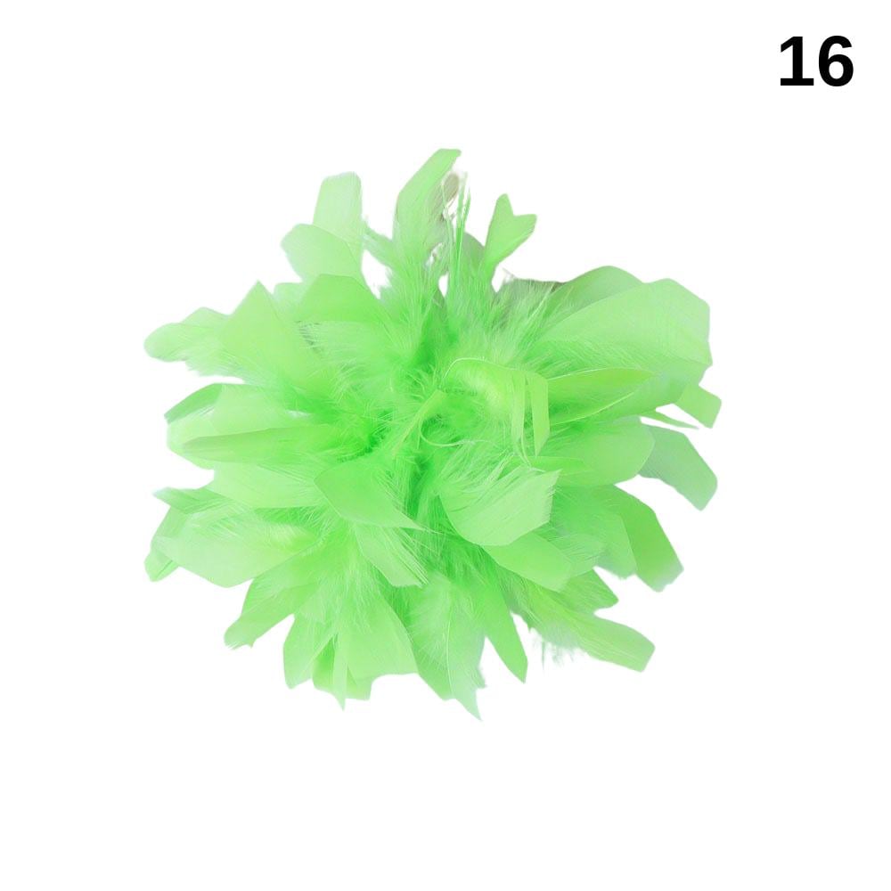 Large Faux Feather Corsage, 26 colours, 10” Wide, 25cm, Pin on Corsage, Bridal, Clothing, Dress, Hat, Accessory, FAN Design