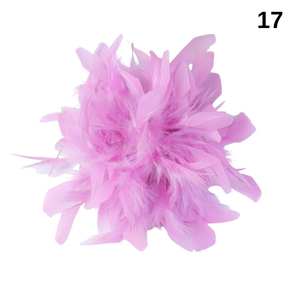 Large Faux Feather Corsage, 26 colours, 10” Wide, 25cm, Pin on Corsage, Bridal, Clothing, Dress, Hat, Accessory, FAN Design