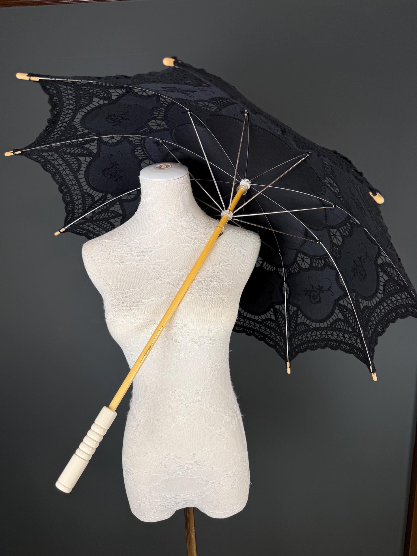 Parasol, Vintage Style, Cotton, 9 Colours, Wedding, Events, Party, Elegant, Style, Sun Protection