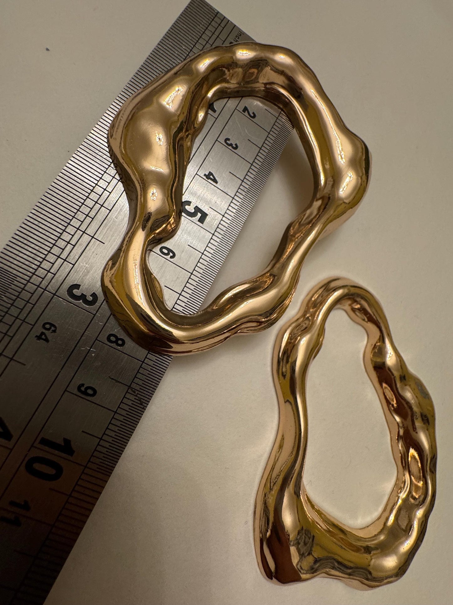 Metal Gold Buckle, Hammered Metal Ring Buckle, Gold Buckle, Swimwear, Dress, Tops, Bags, Crafts, Swimwear, Fashion Buckle, FAN Collection