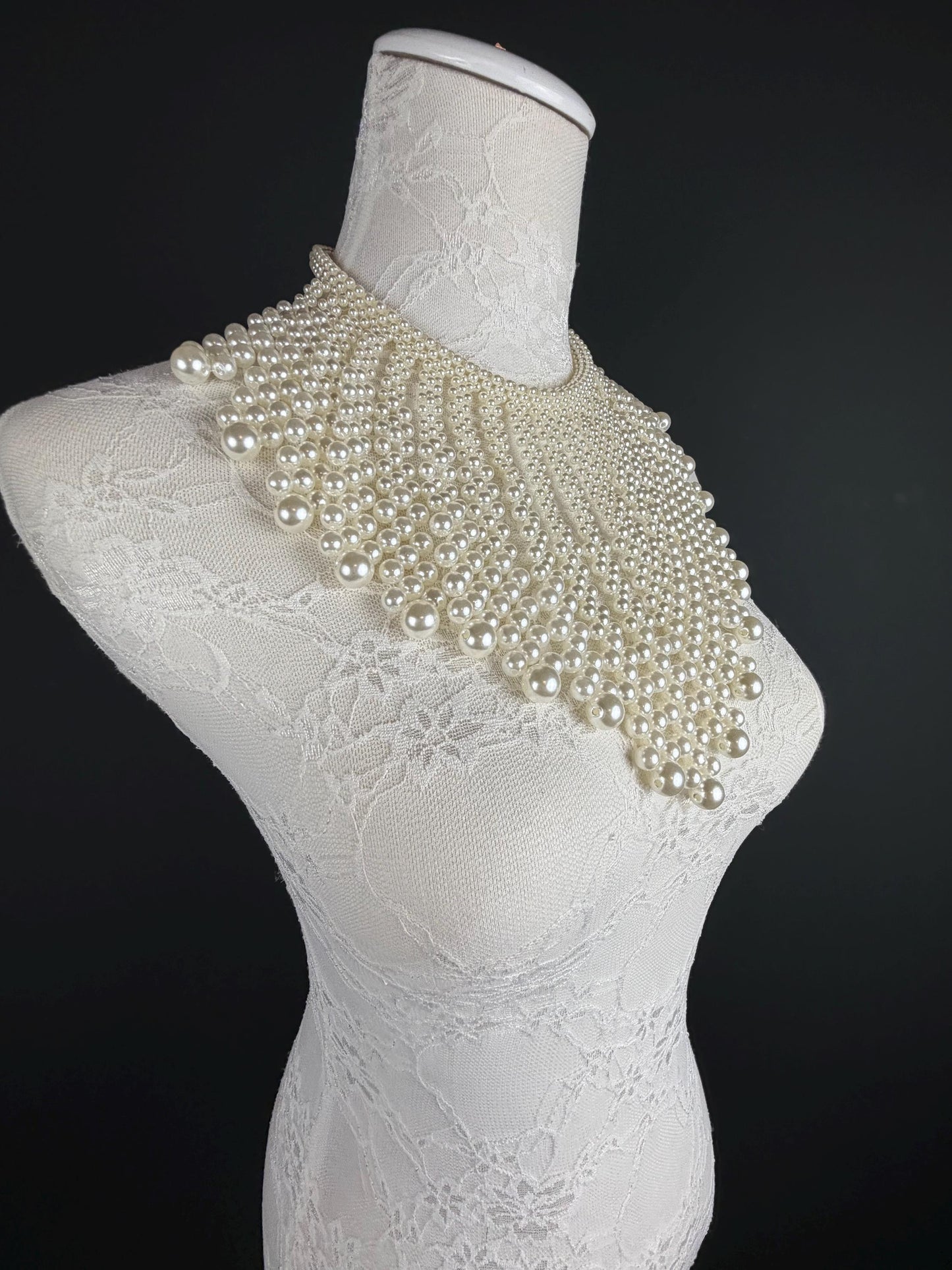 Pearl Necklace, Pearls, Vintage style necklace