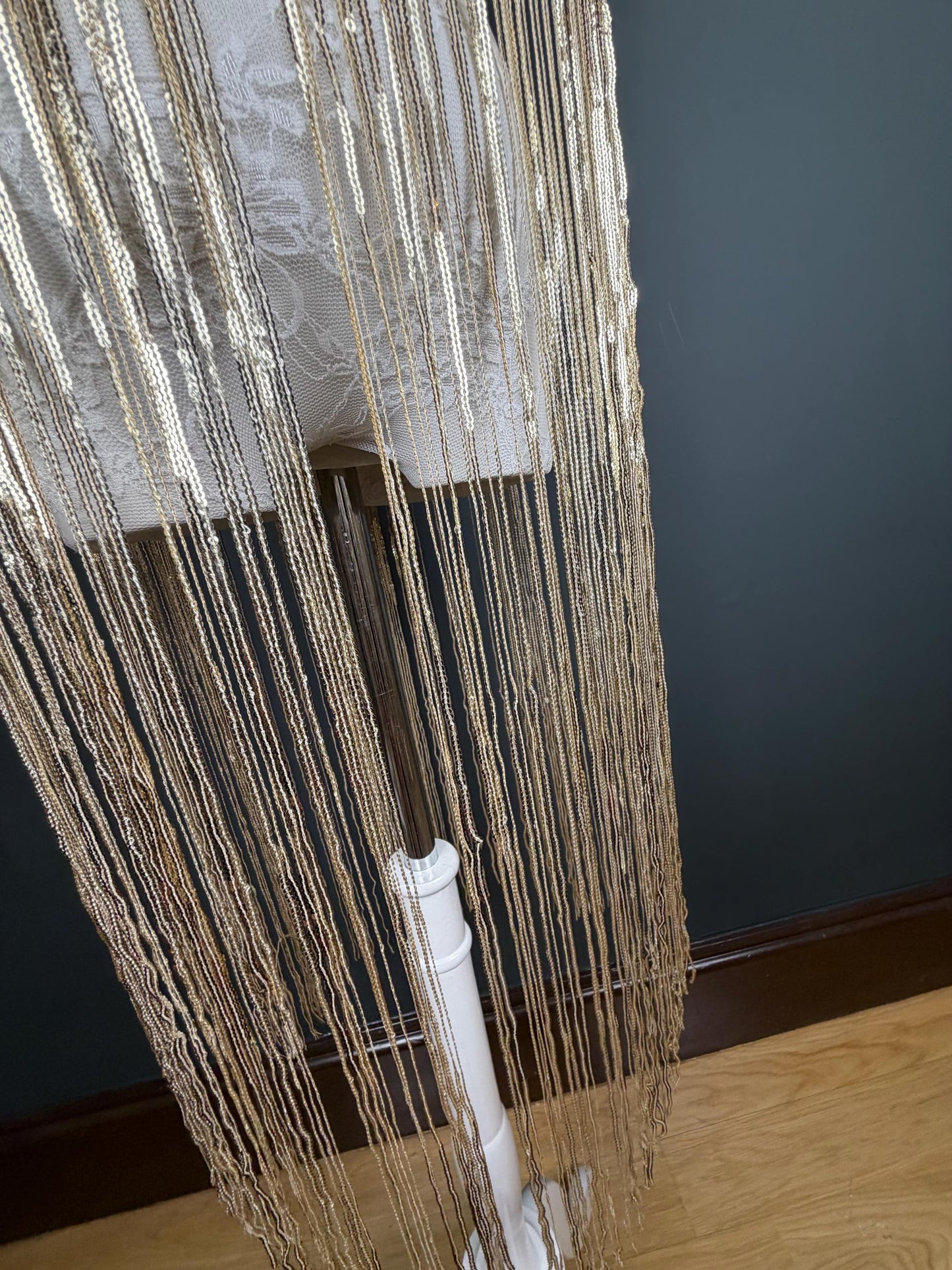 40” Drop Sequins Fringe, Sequins Fringe, Tops, Dresses, Capes, Festival, Furnishings