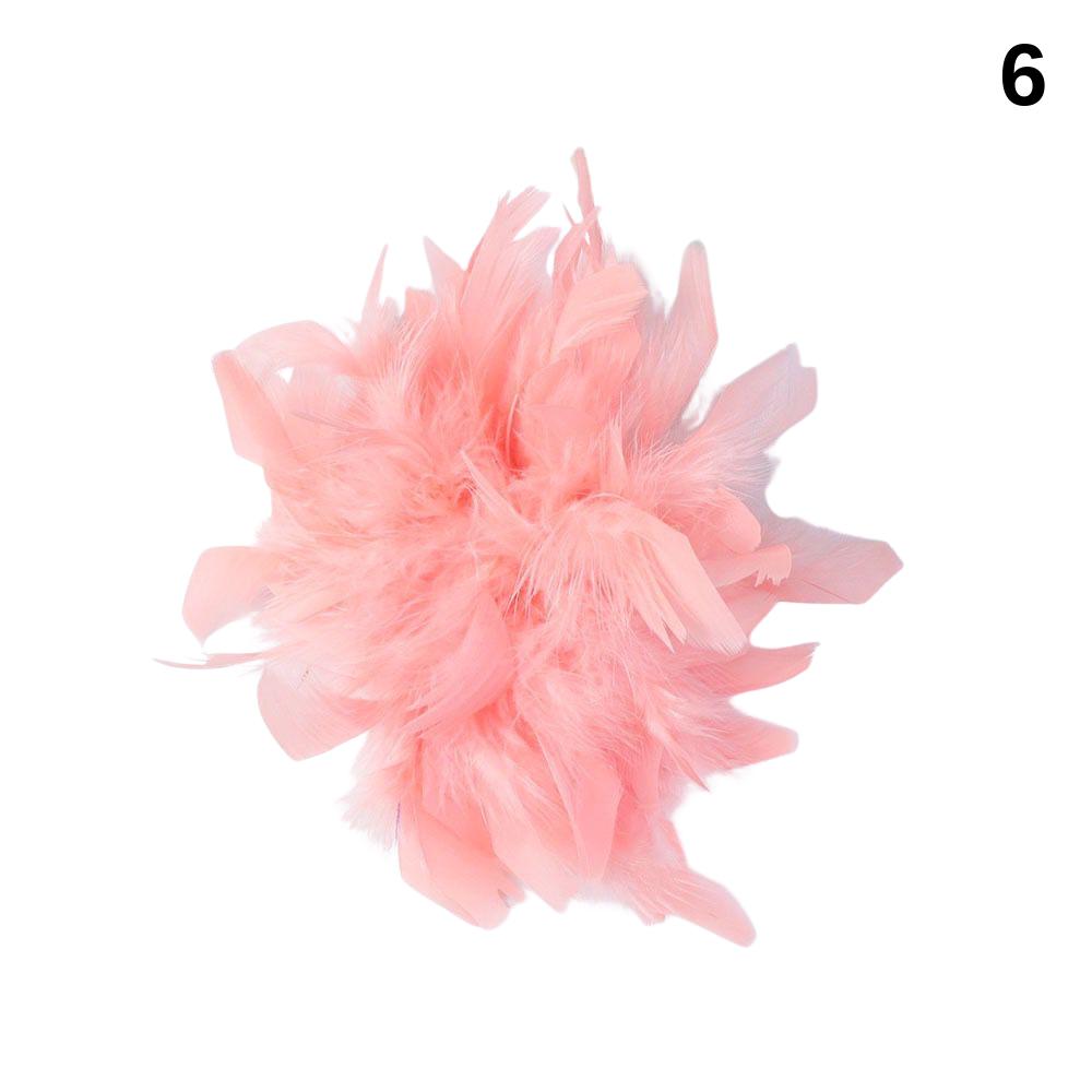 Large Faux Feather Corsage, Pink, 26 colours, 10” Wide, 25cm, Pin on Corsage, Bridal, Clothing, Dress, Hat, Accessory, FAN Design